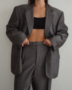 Vegan Suit - Grey Silky (XL/XXL)