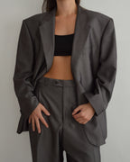 Vegan Suit - Grey Silky (XL/XXL)