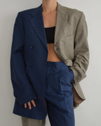 Traje DUO - Beige sobre Azul (M/L)
