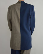 Traje DUO - Beige sobre Azul (M/L)