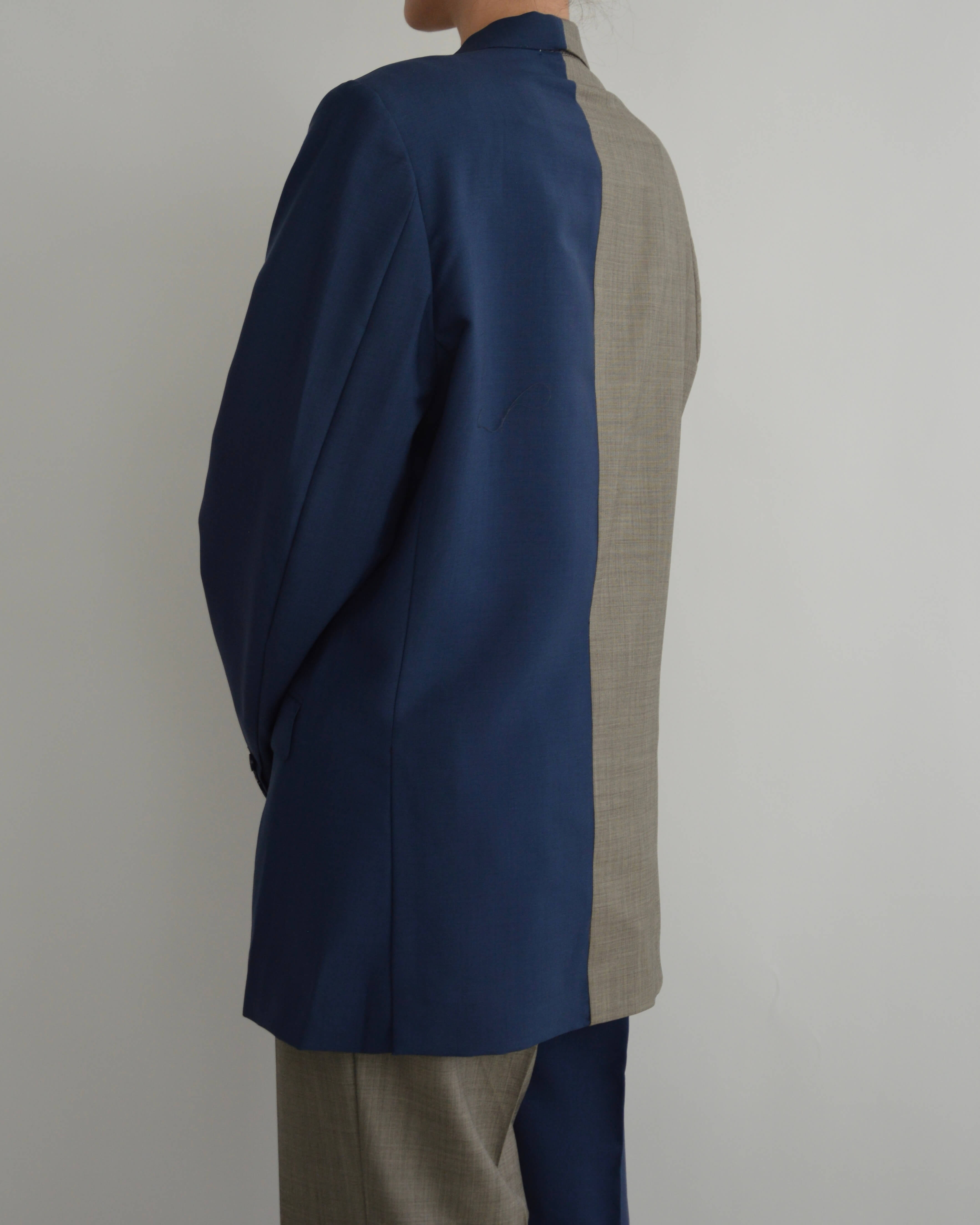 DUO Suit - Blue on Beige (S/M)