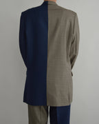 Costume DUO - Bleu sur beige (S/M)