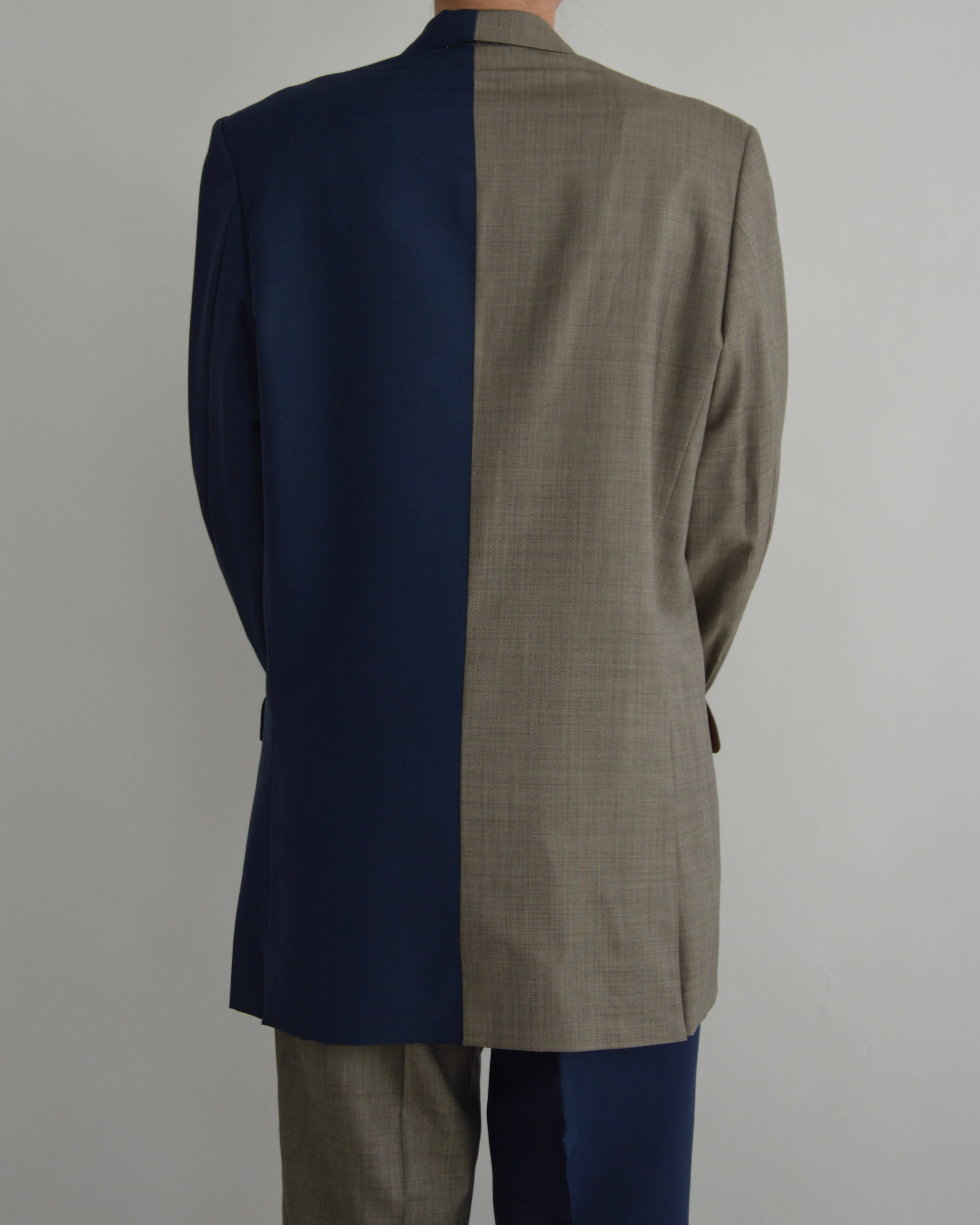 DUO Suit - Blue on Beige (S/M)