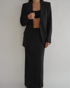 Traje de falda - Líneas blancas y negras (XXS/S)