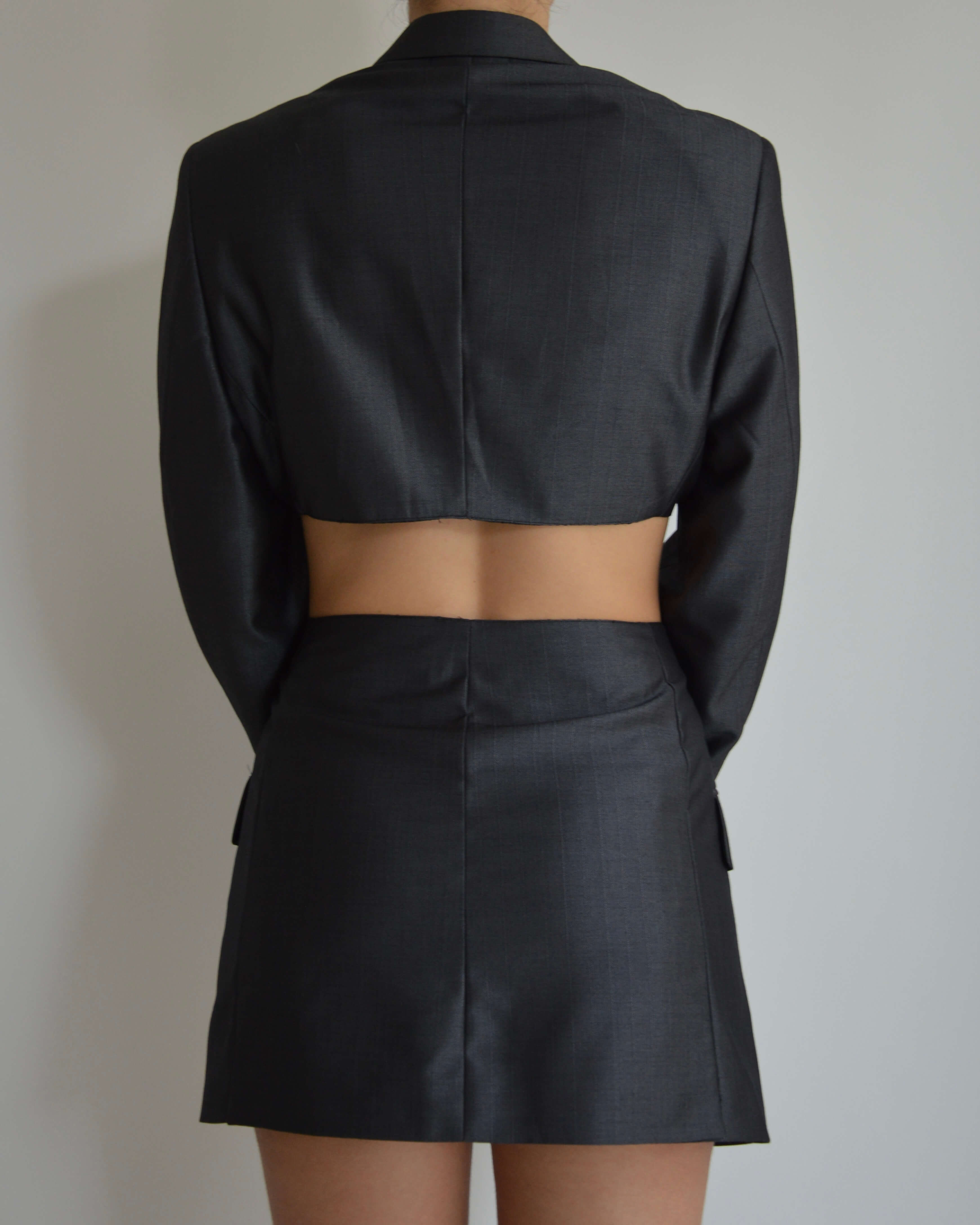 Chaqueta vegana - Azul grisáceo (XS/S)