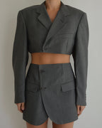 Blaset - Líneas azules gris oscuro (talla S/M)