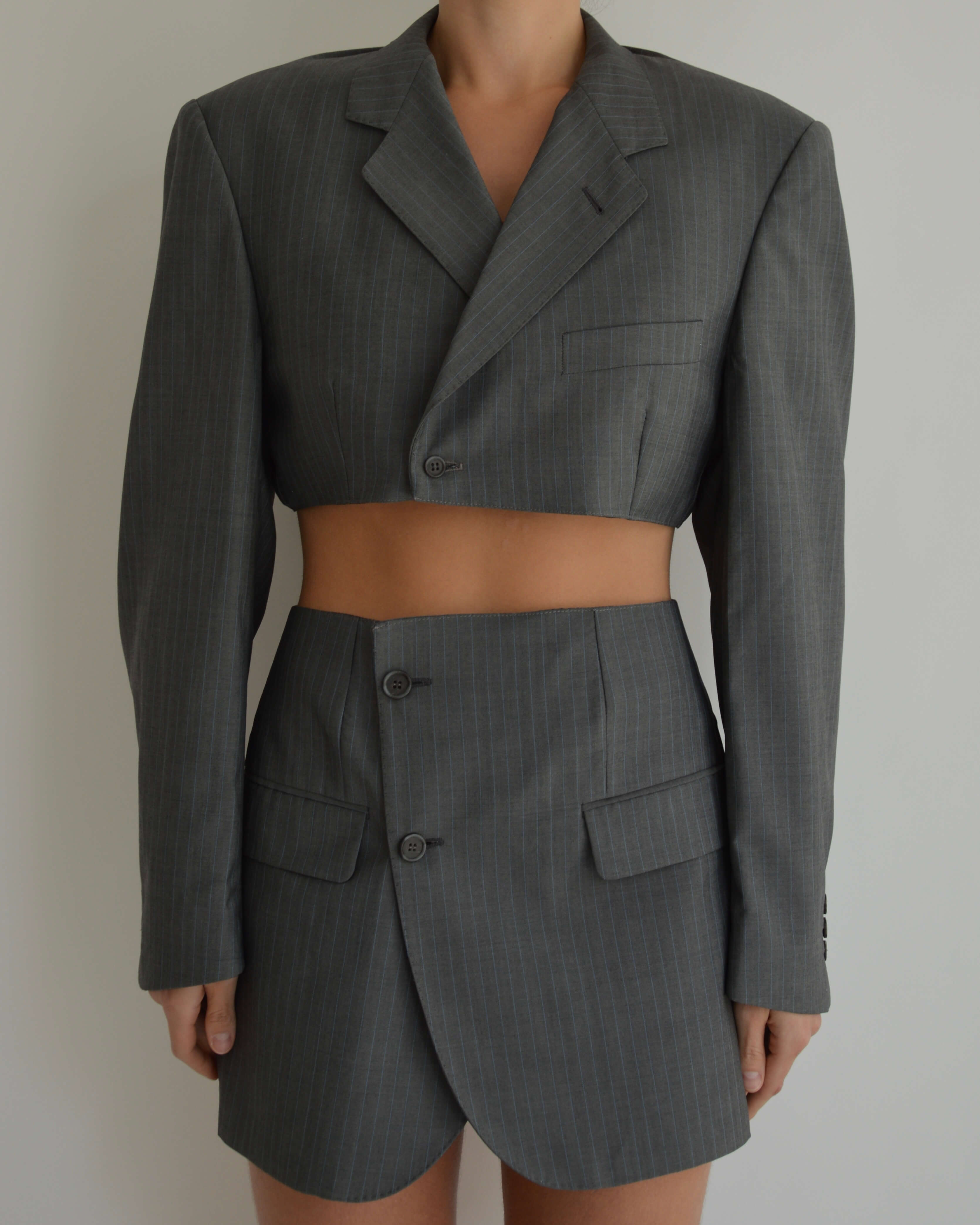 Blaset - Lignes bleu-gris foncé (S/M)