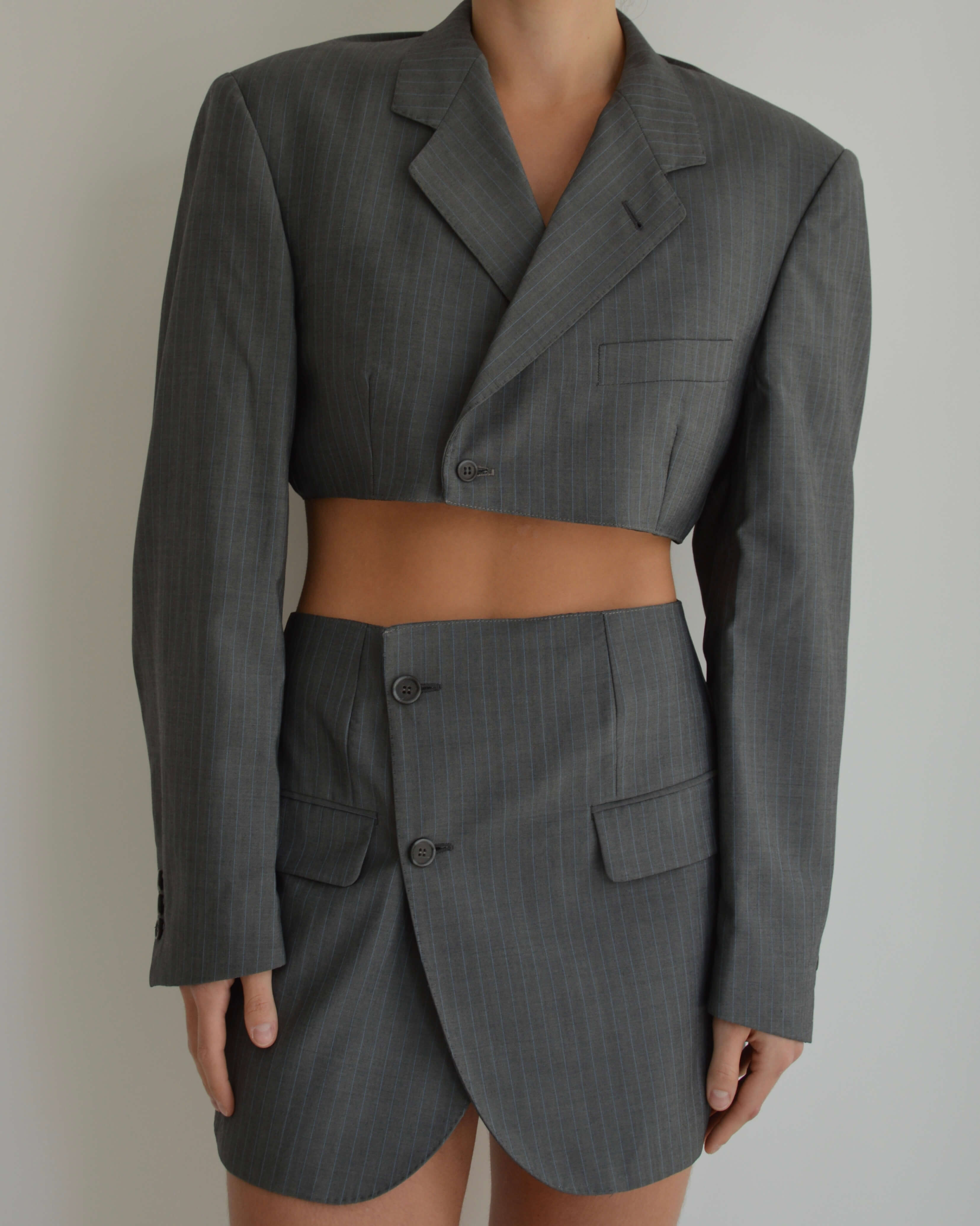 Blaset - Lignes bleu-gris foncé (S/M)