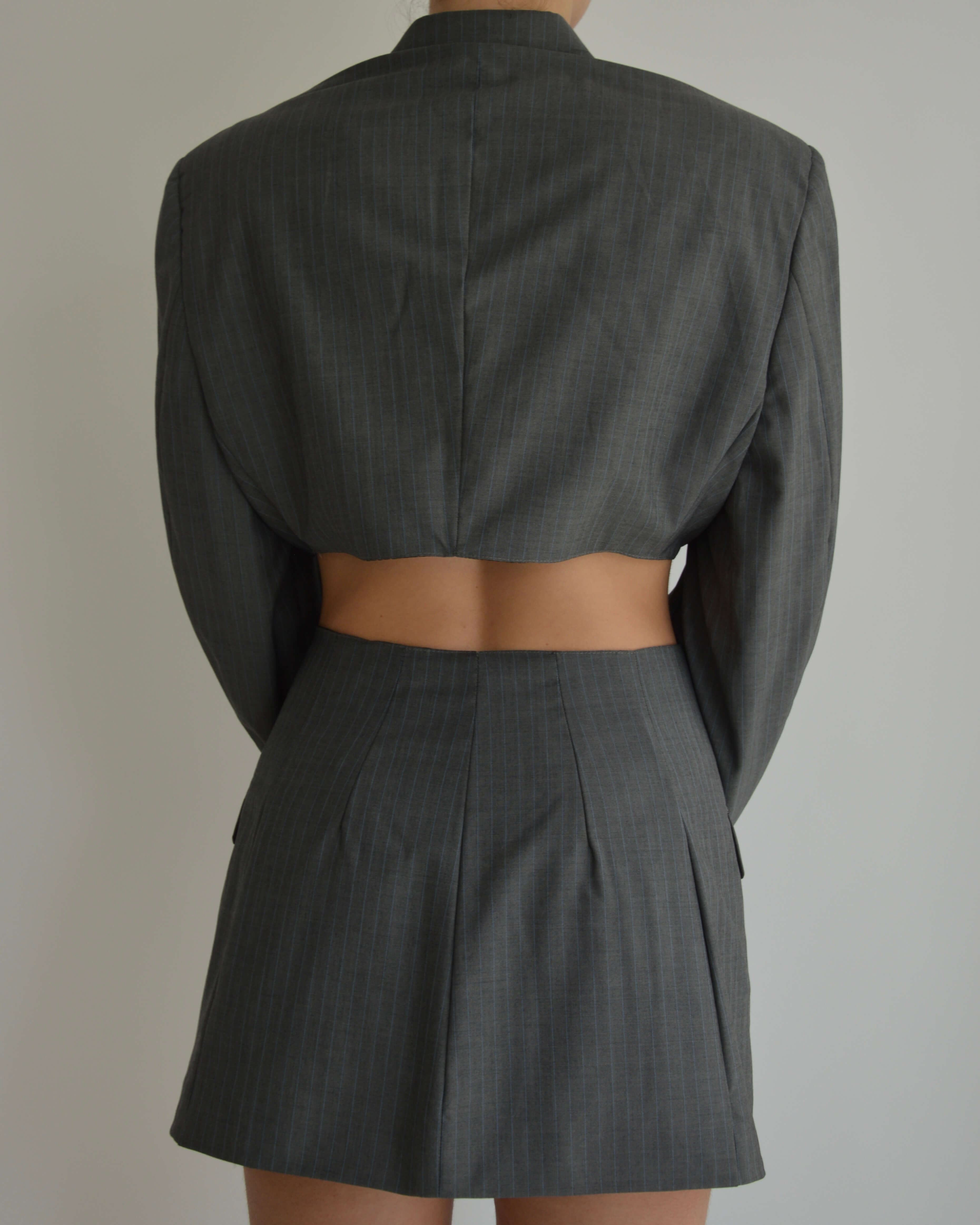 Blaset - Lignes bleu-gris foncé (S/M)