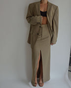 Skirt Suit - Business Beige (S/M)