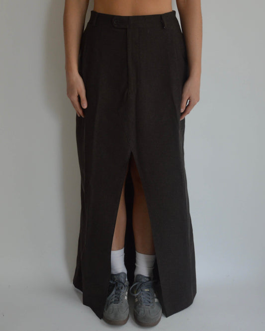 Long Skirt - Dark Brown (S/M)