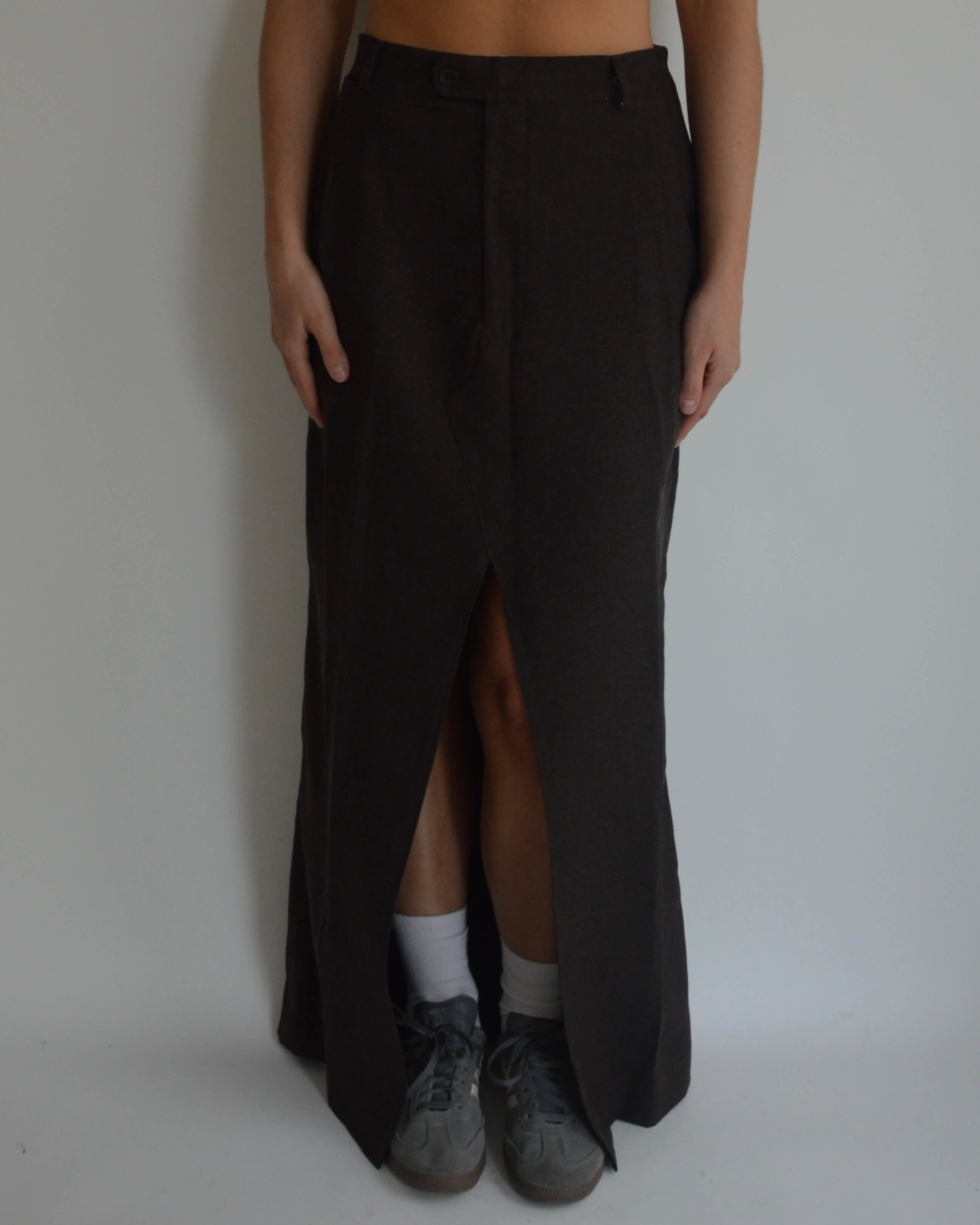 Falda larga - Marrón oscuro (S/M)