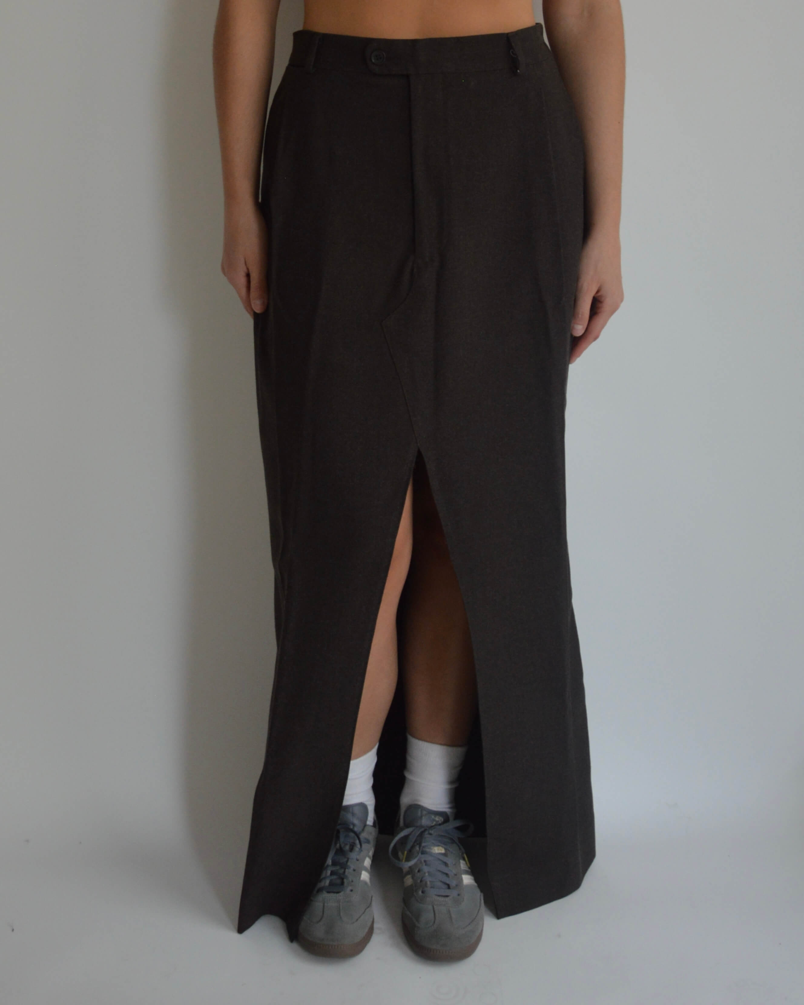 Falda larga - Marrón oscuro (S/M)