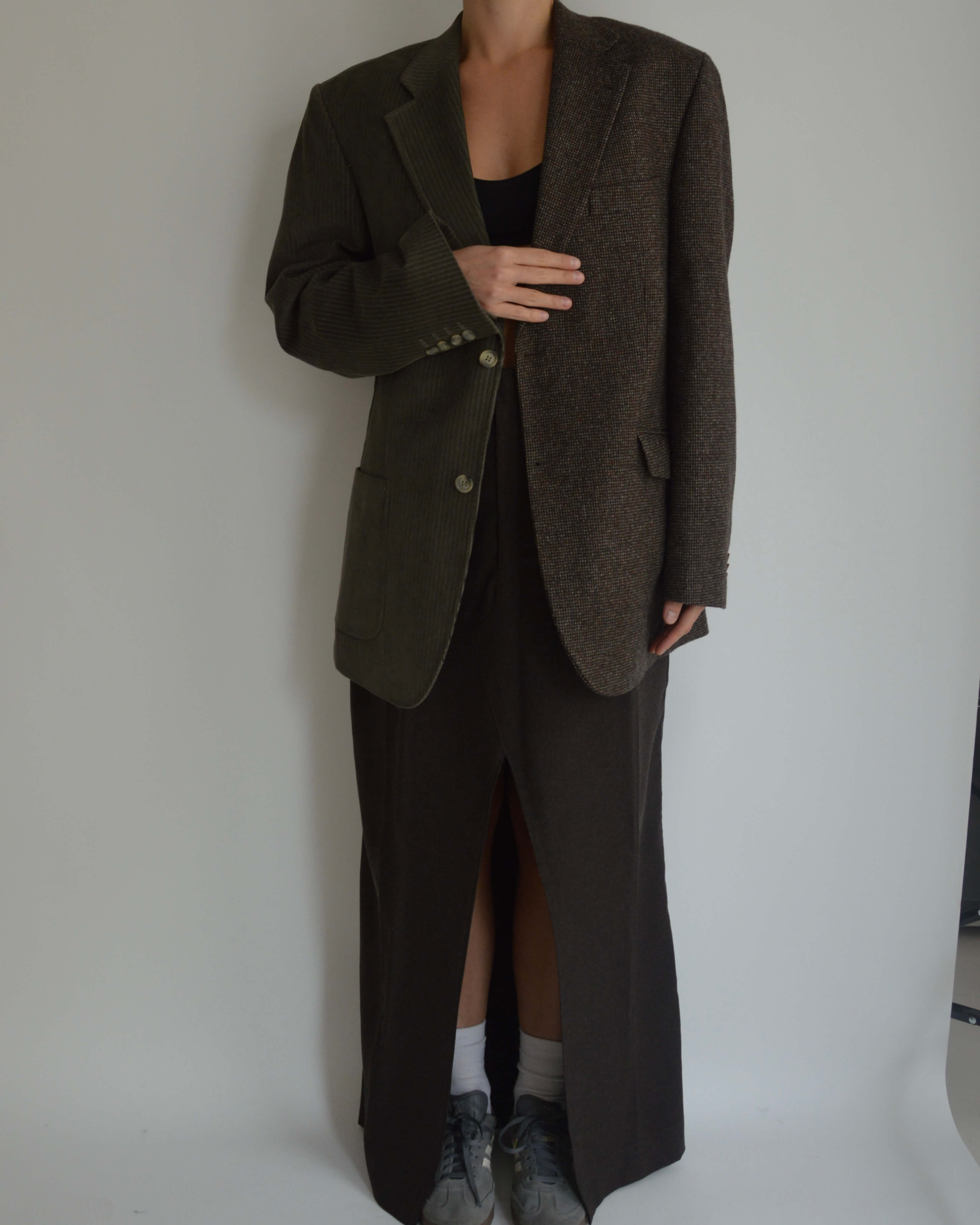 Falda larga - Marrón oscuro (S/M)