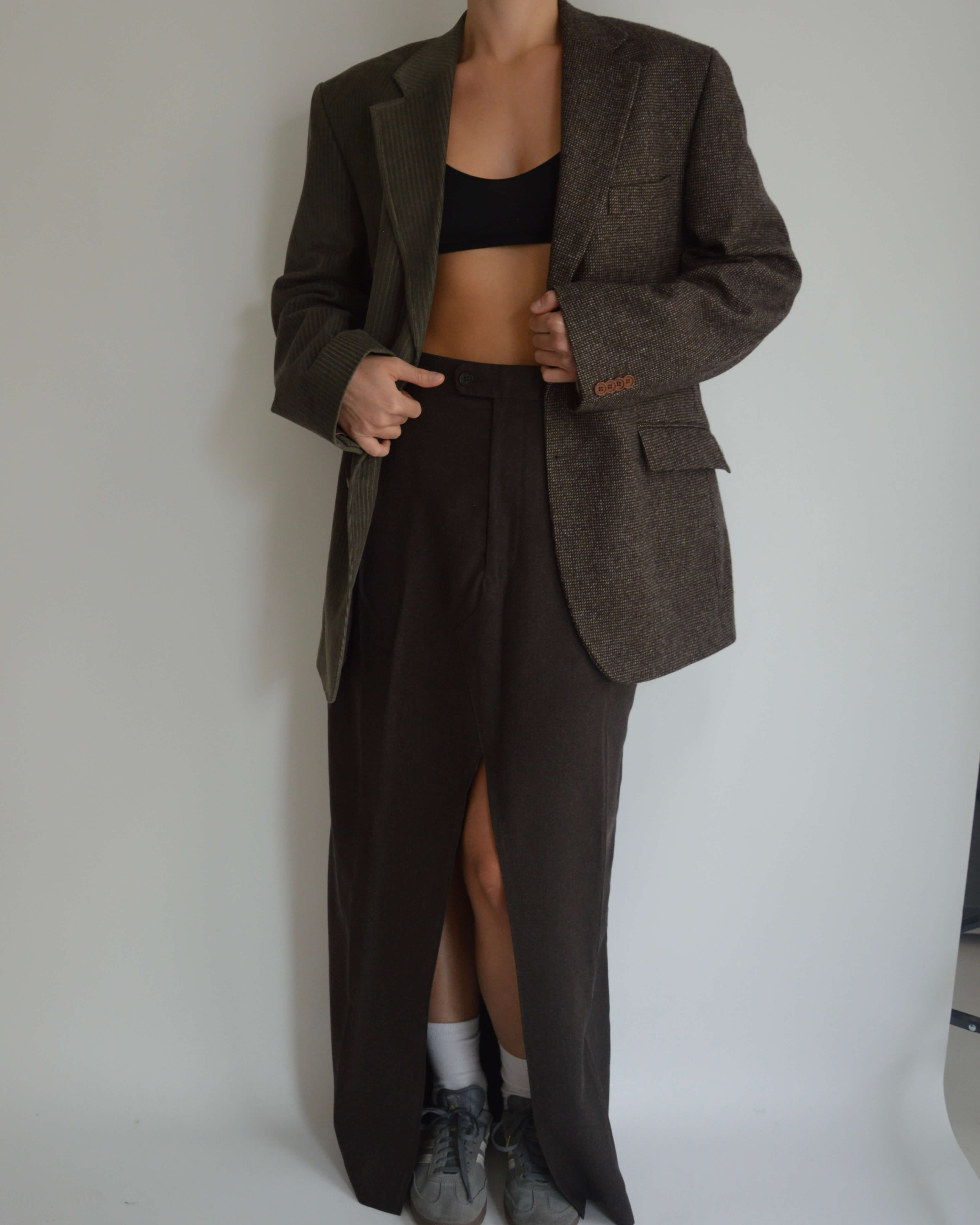 Falda larga - Marrón oscuro (S/M)