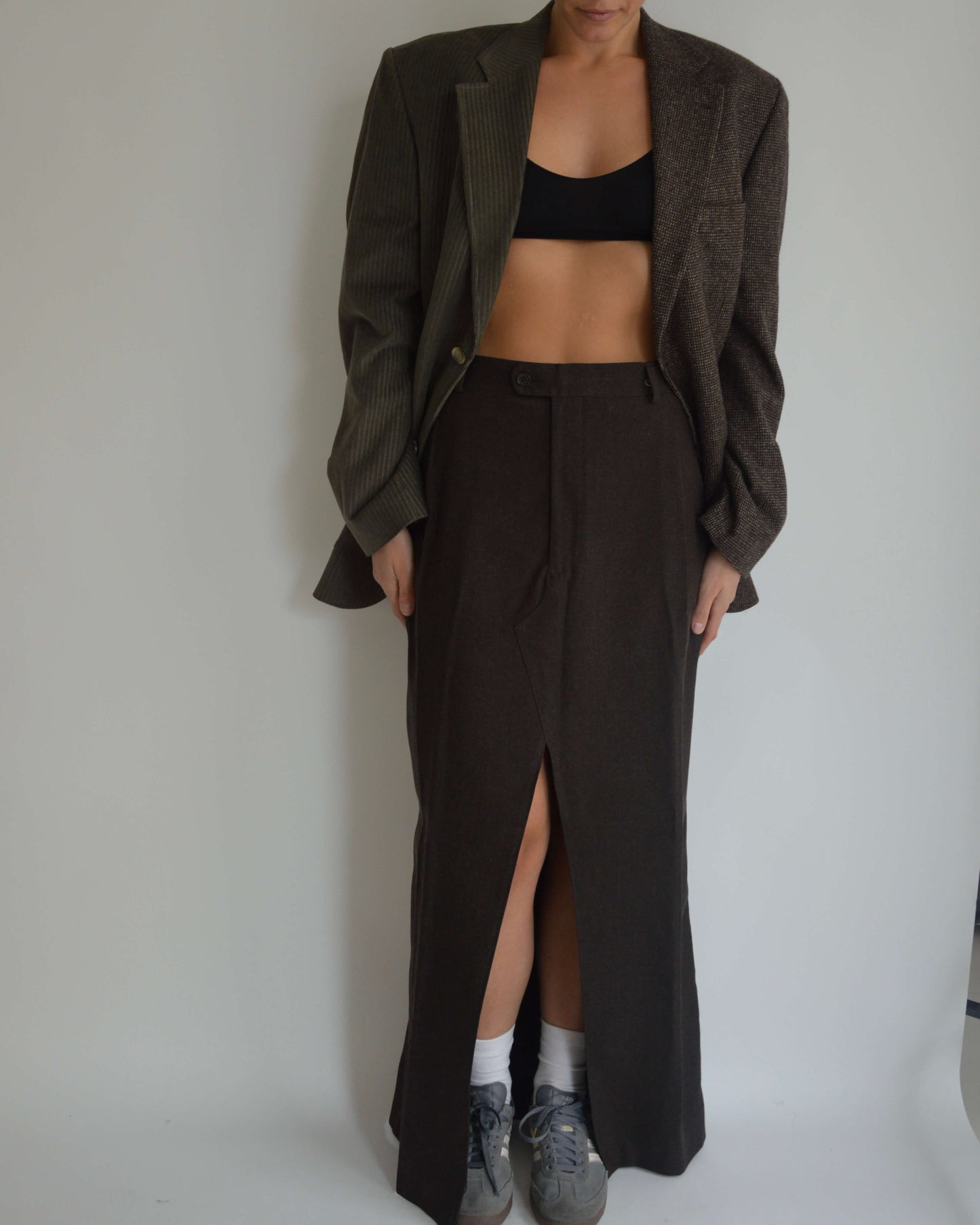 Long Skirt - Dark Brown (S/M)