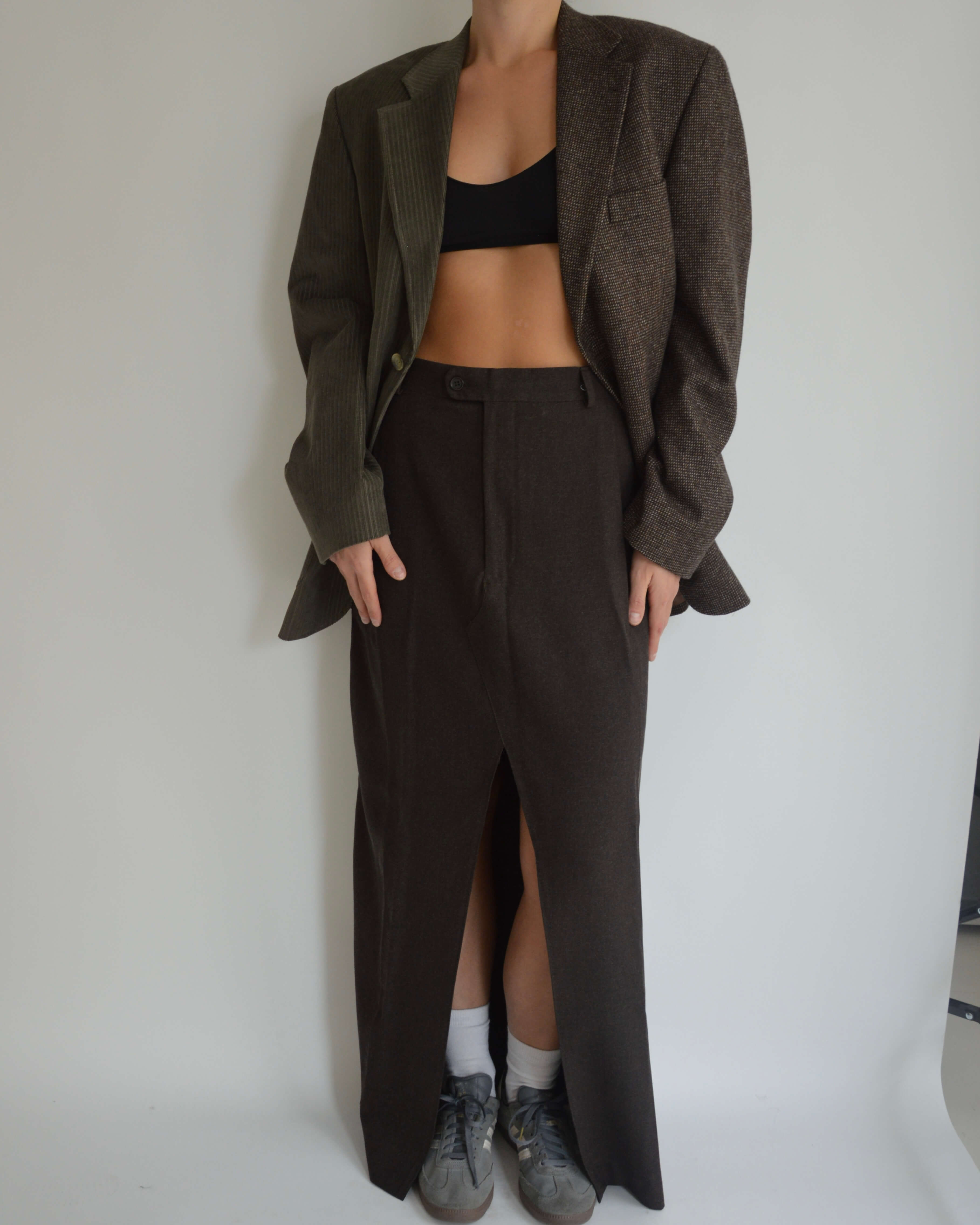 Falda larga - Marrón oscuro (S/M)