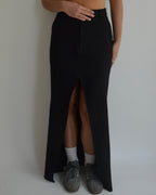 Long Skirt - Dark Blue Stripes (S/M)