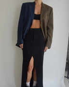 Long Skirt - Dark Blue Stripes (S/M)