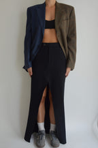 Long Skirt - Dark Blue Stripes (S/M)
