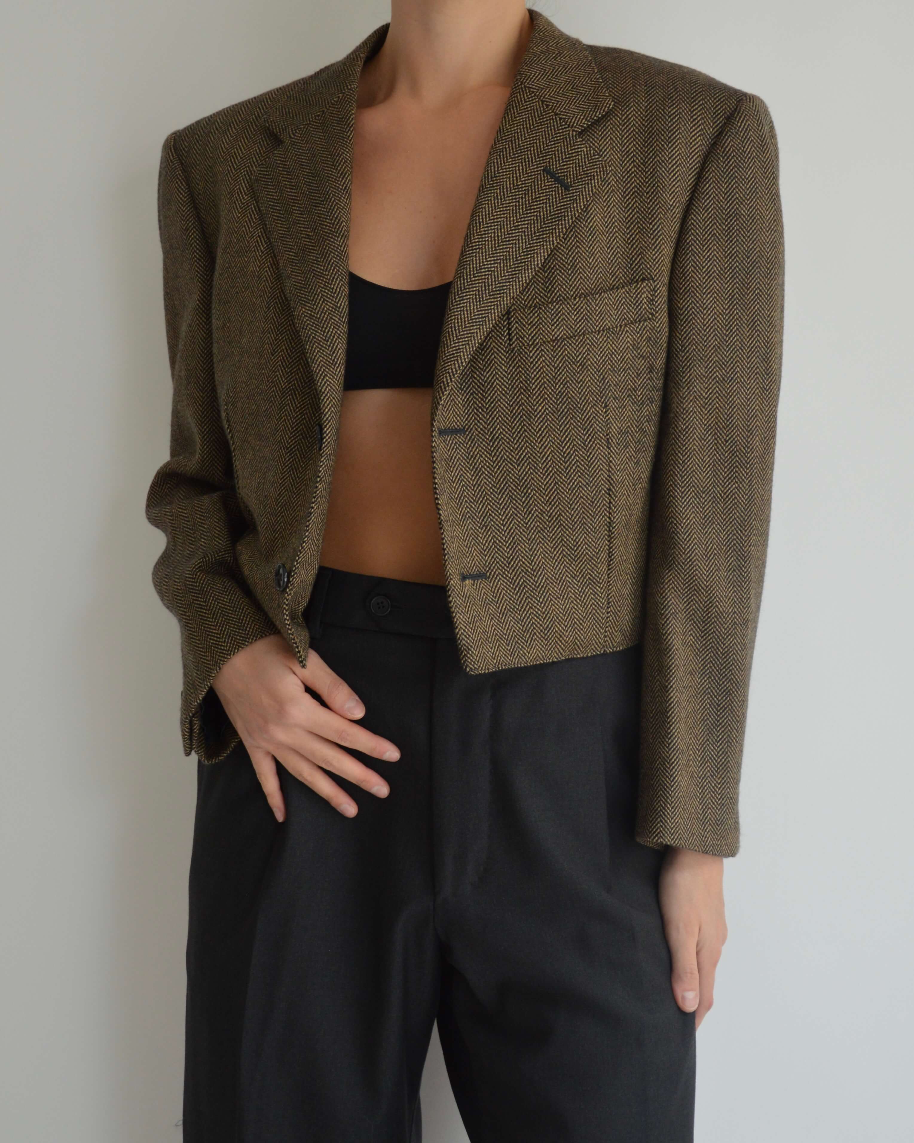 Trousers - Black Tailored (M)