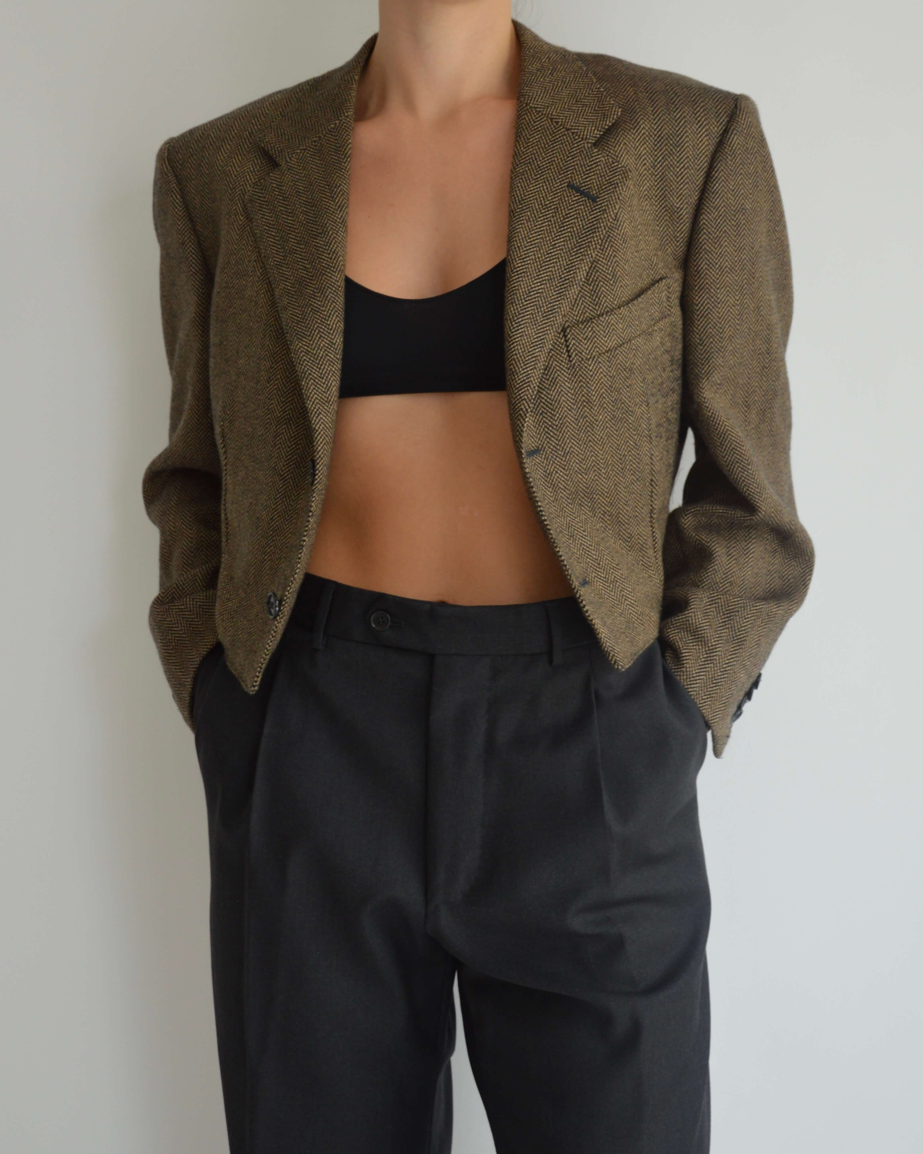 Trousers - Black Tailored (M)