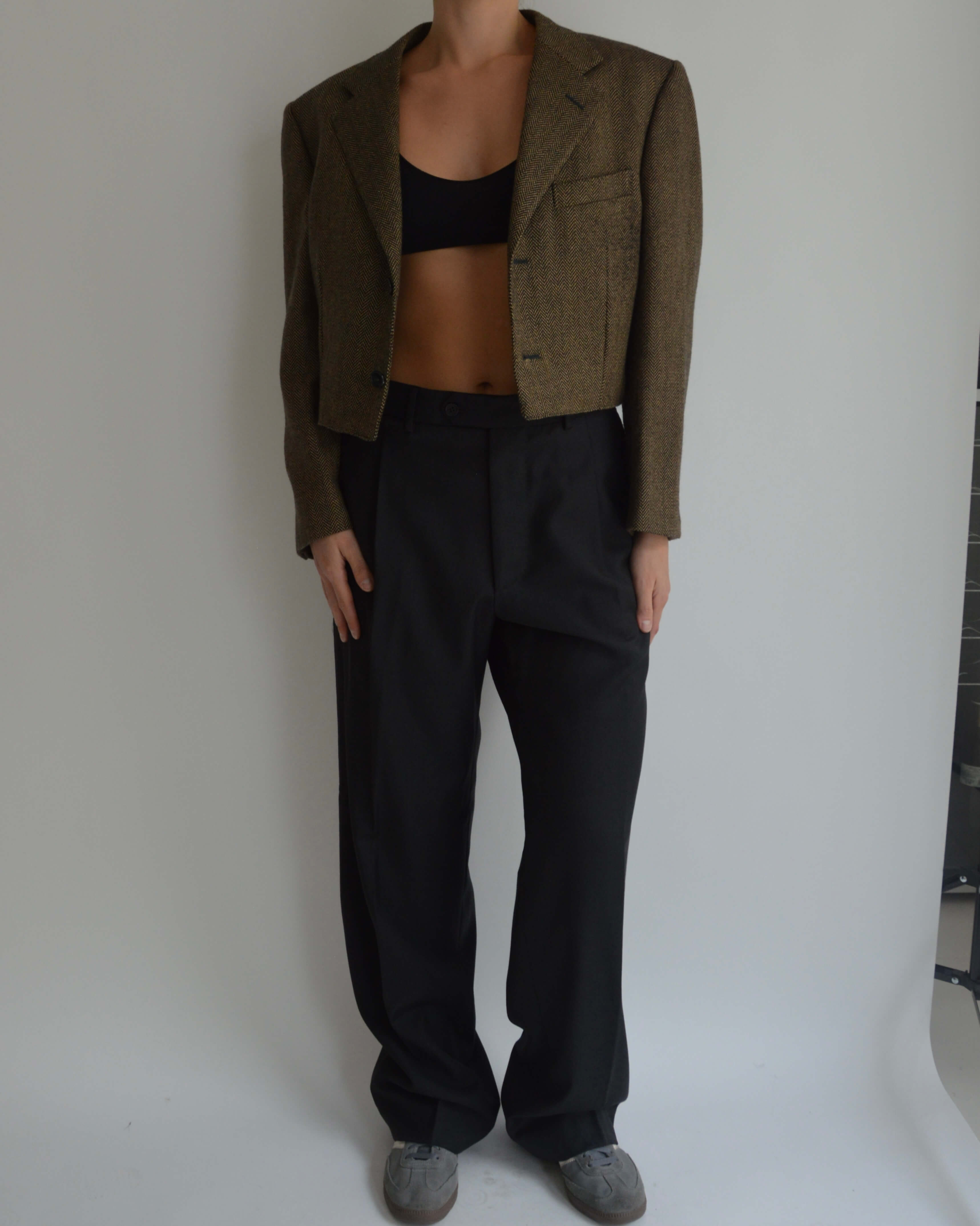 Trousers - Black Tailored (M)