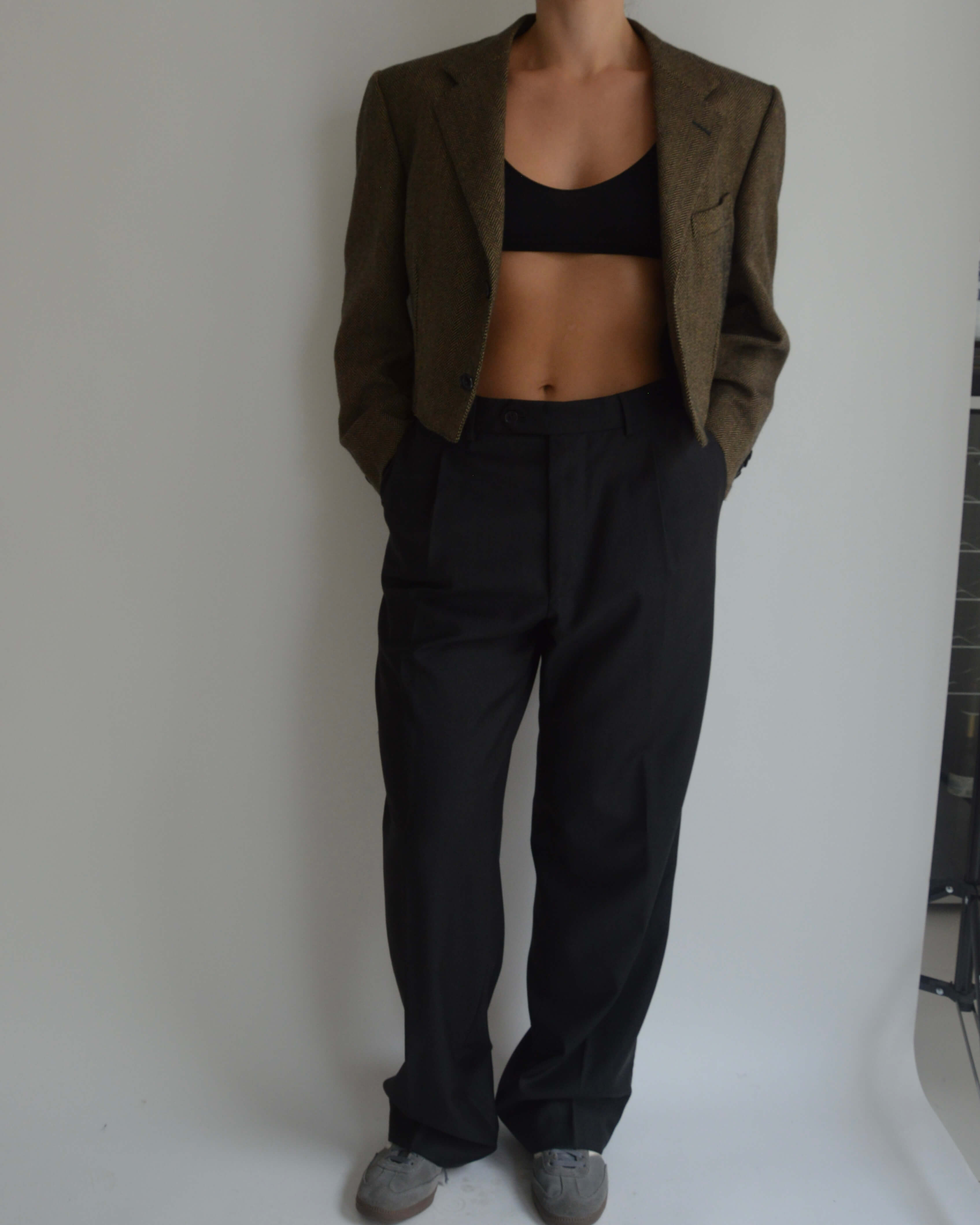 Trousers - Black Tailored (M)