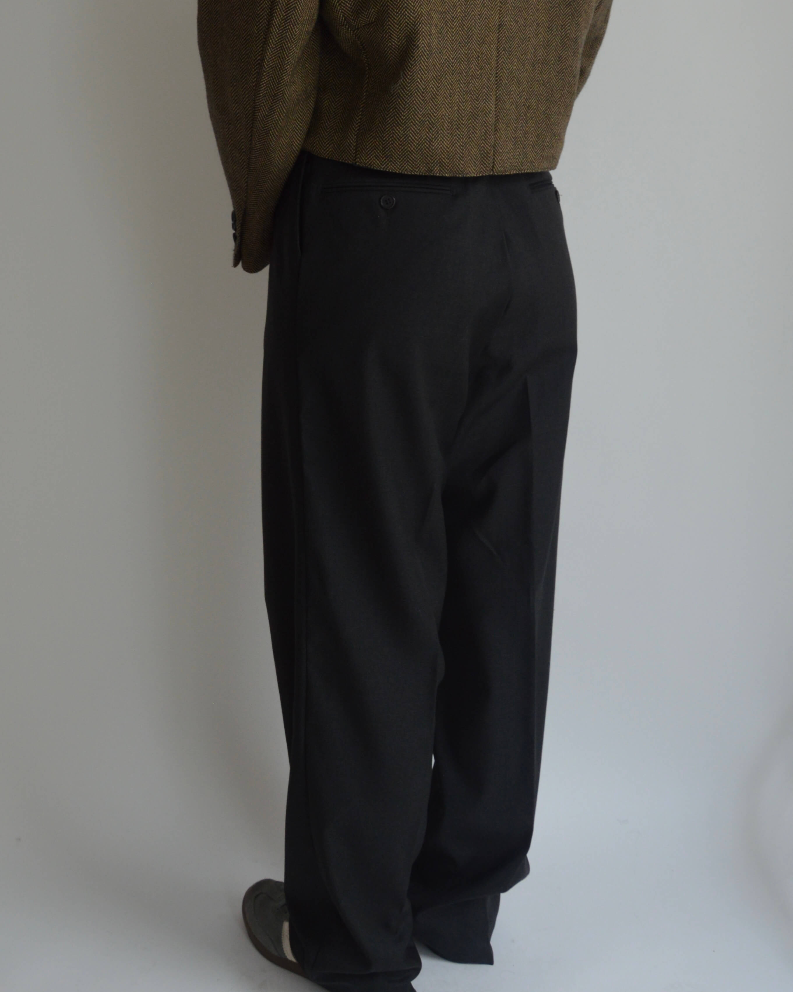 Trousers - Black Tailored (M)