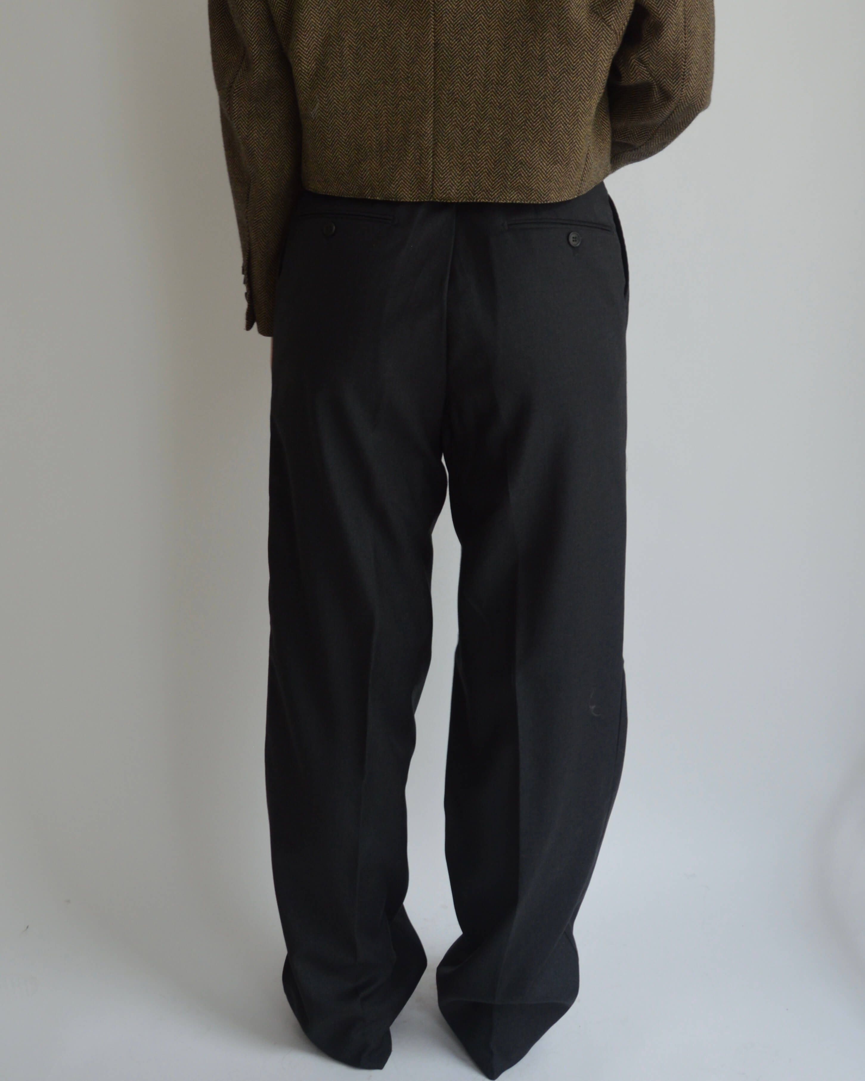 Trousers - Black Tailored (M)