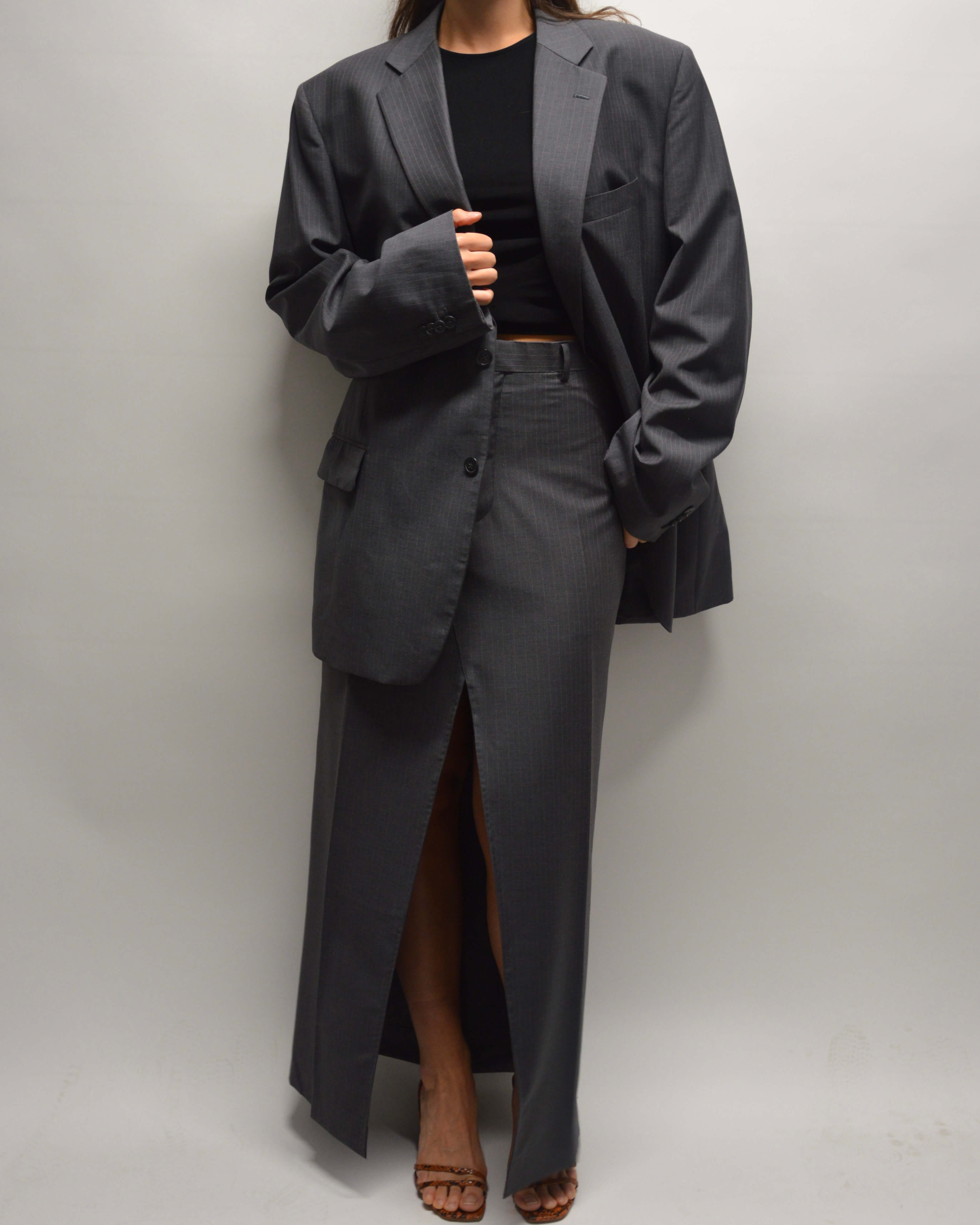 Traje de falda vegano - Business Perfect (talla S/M)