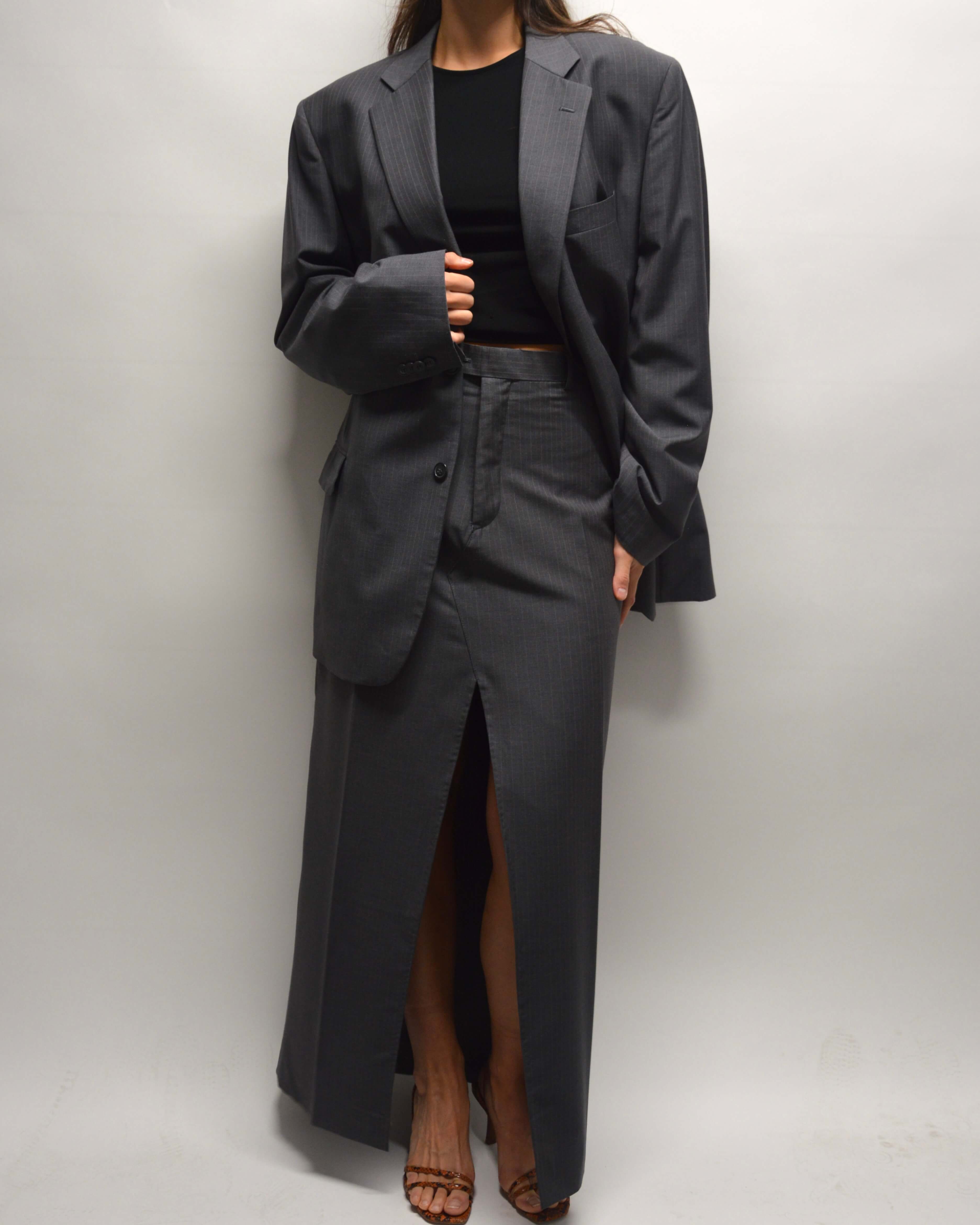 Traje de falda vegano - Business Perfect (talla S/M)