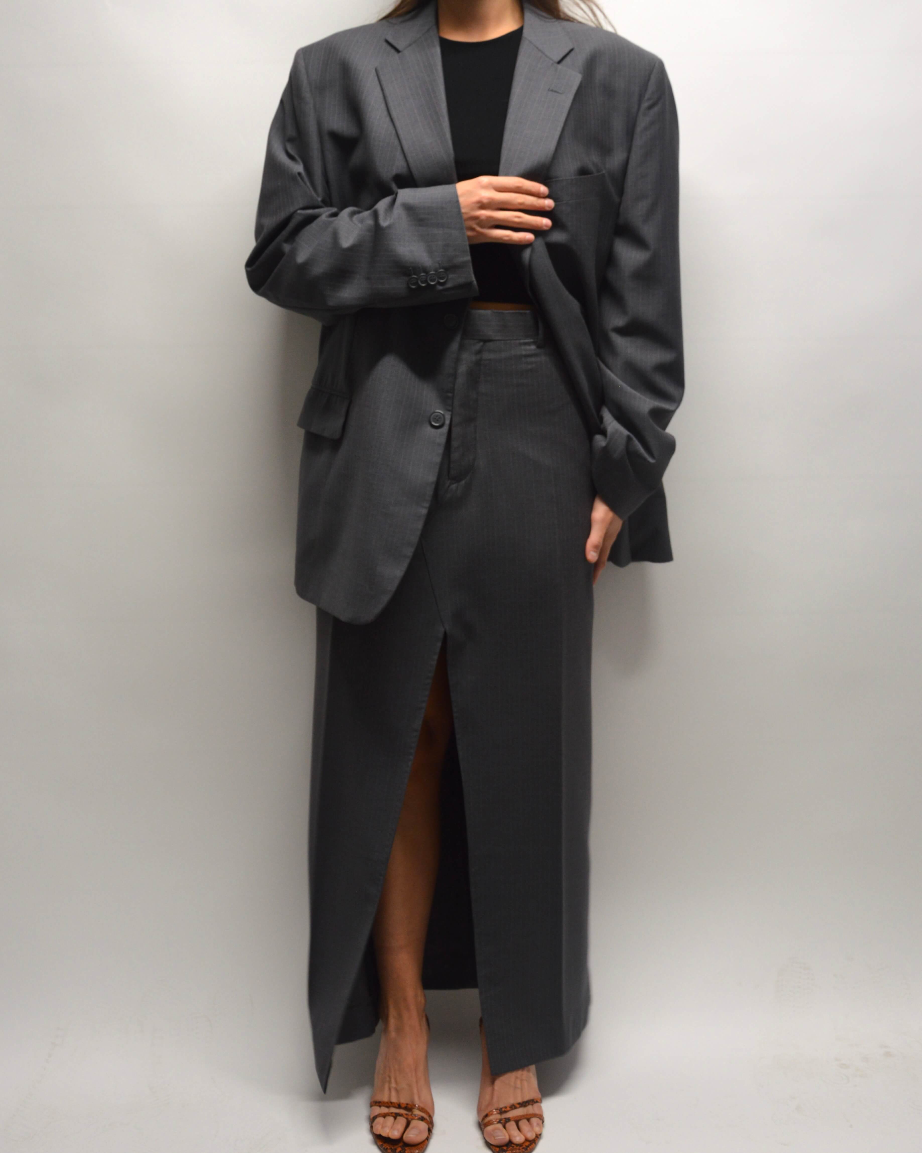 Traje de falda vegano - Business Perfect (talla S/M)