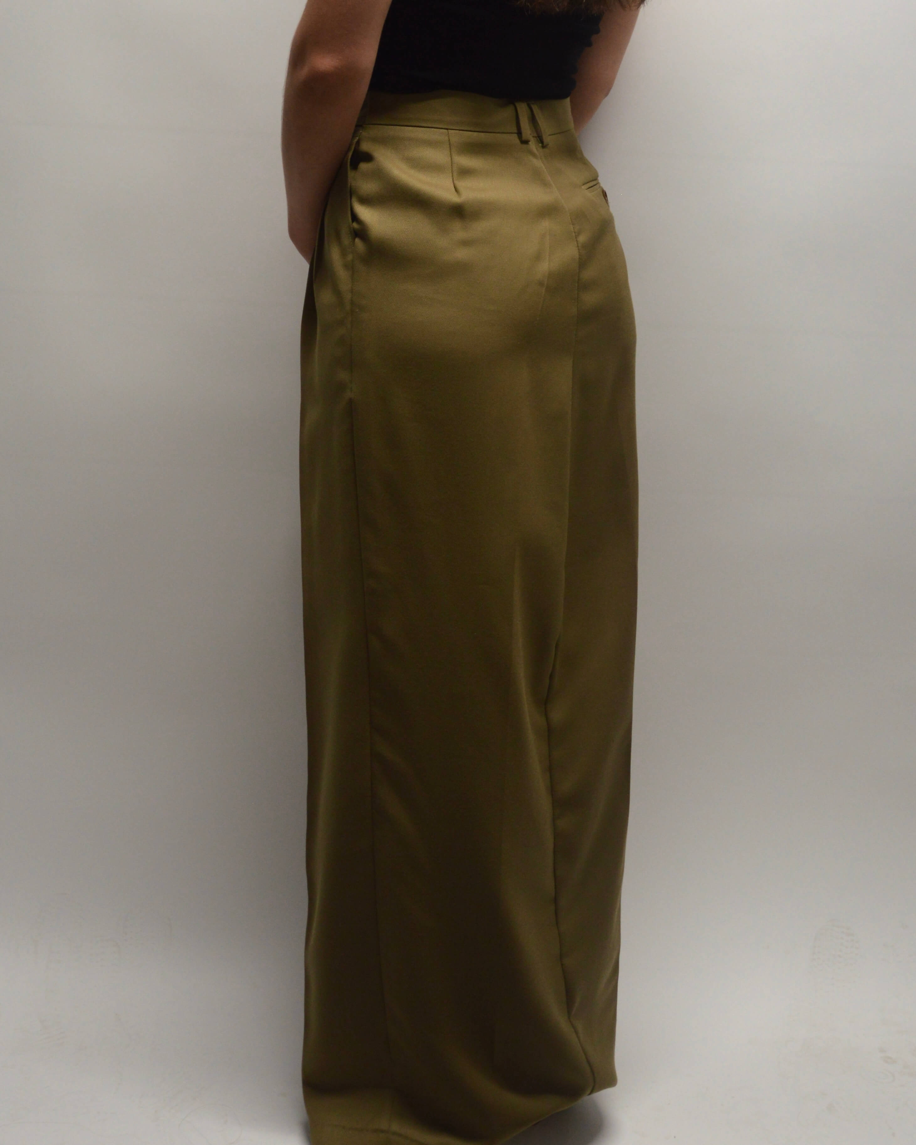 Falda larga - Oliva (S/M)