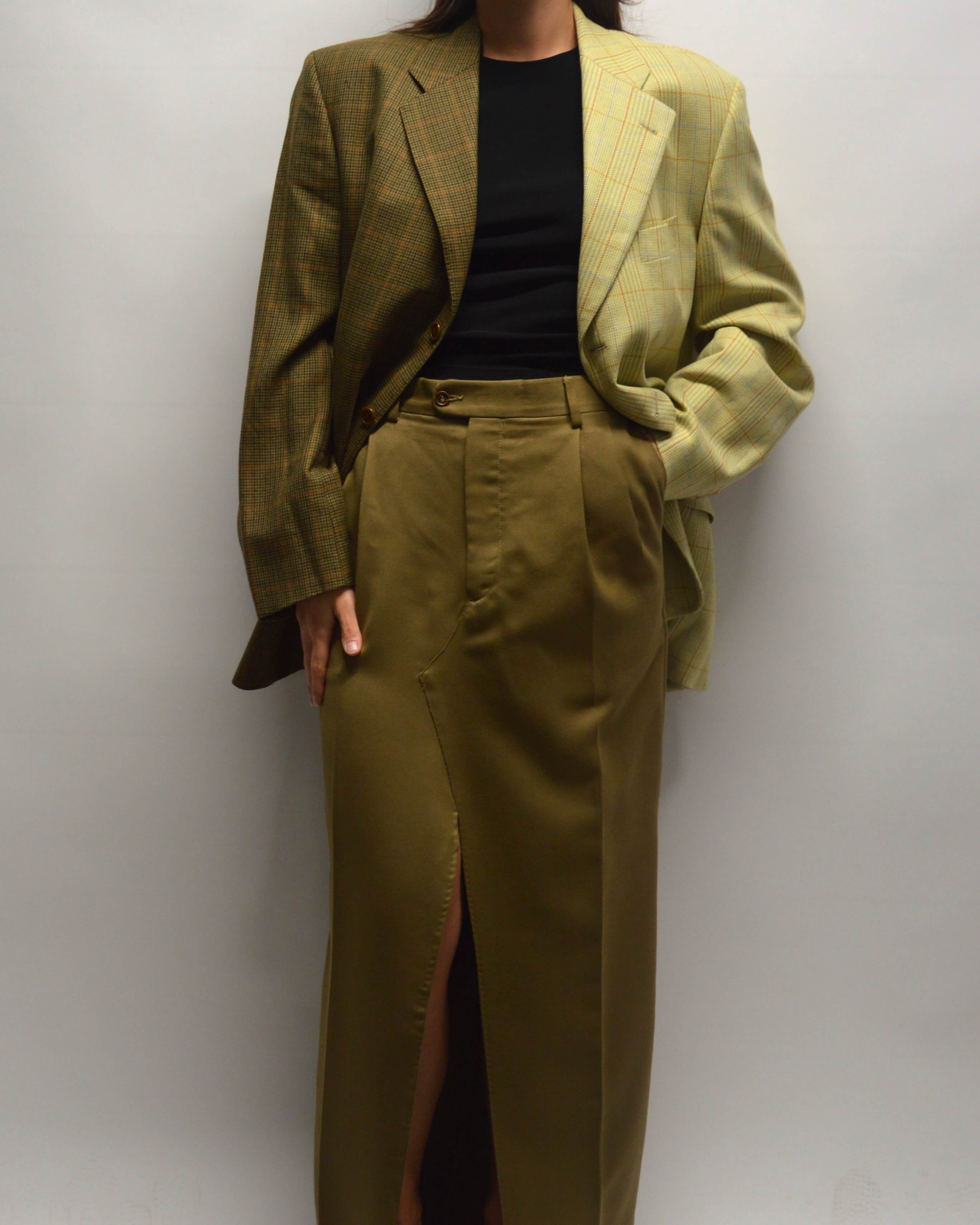 Falda larga - Oliva (S/M)