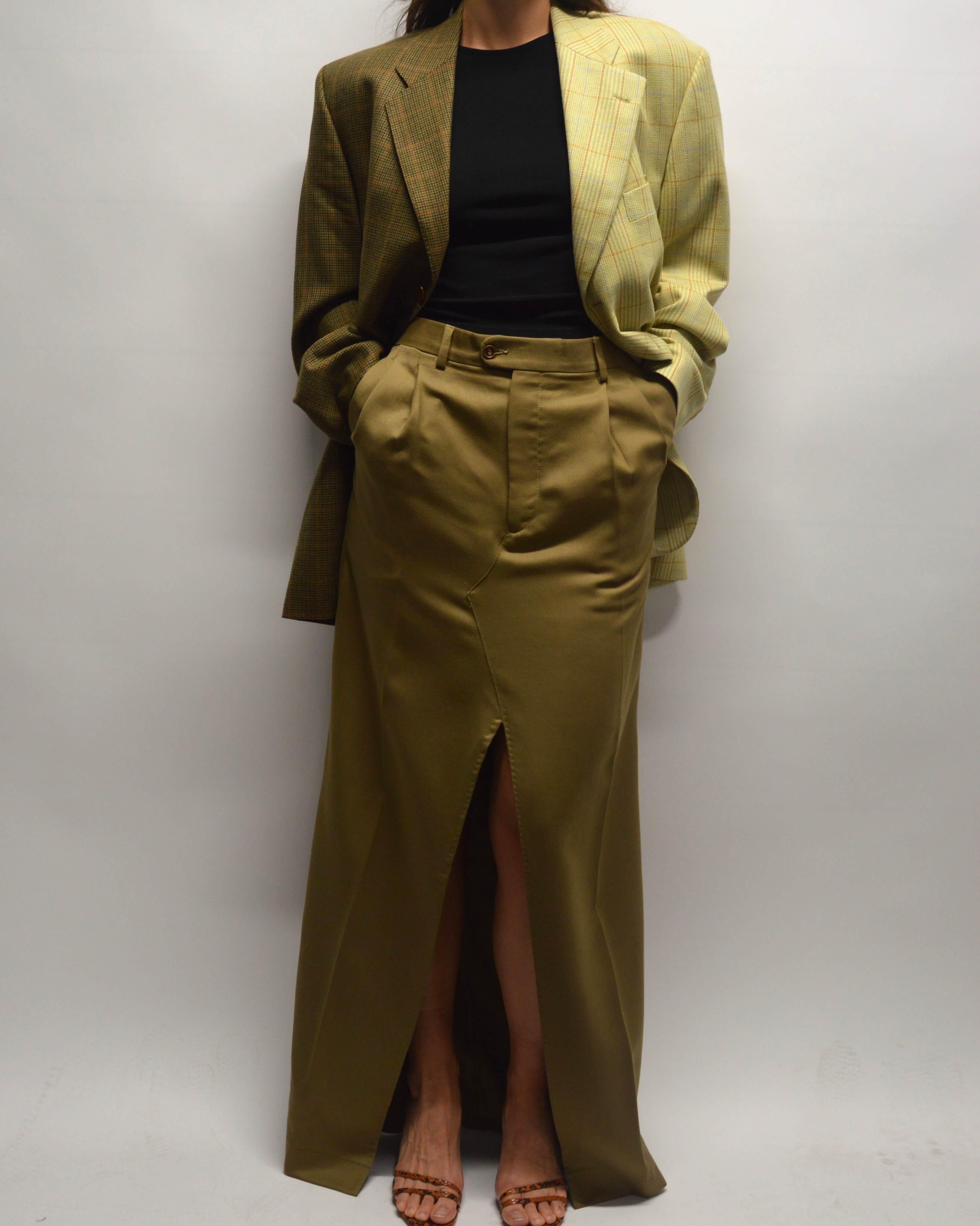 Falda larga - Oliva (S/M)