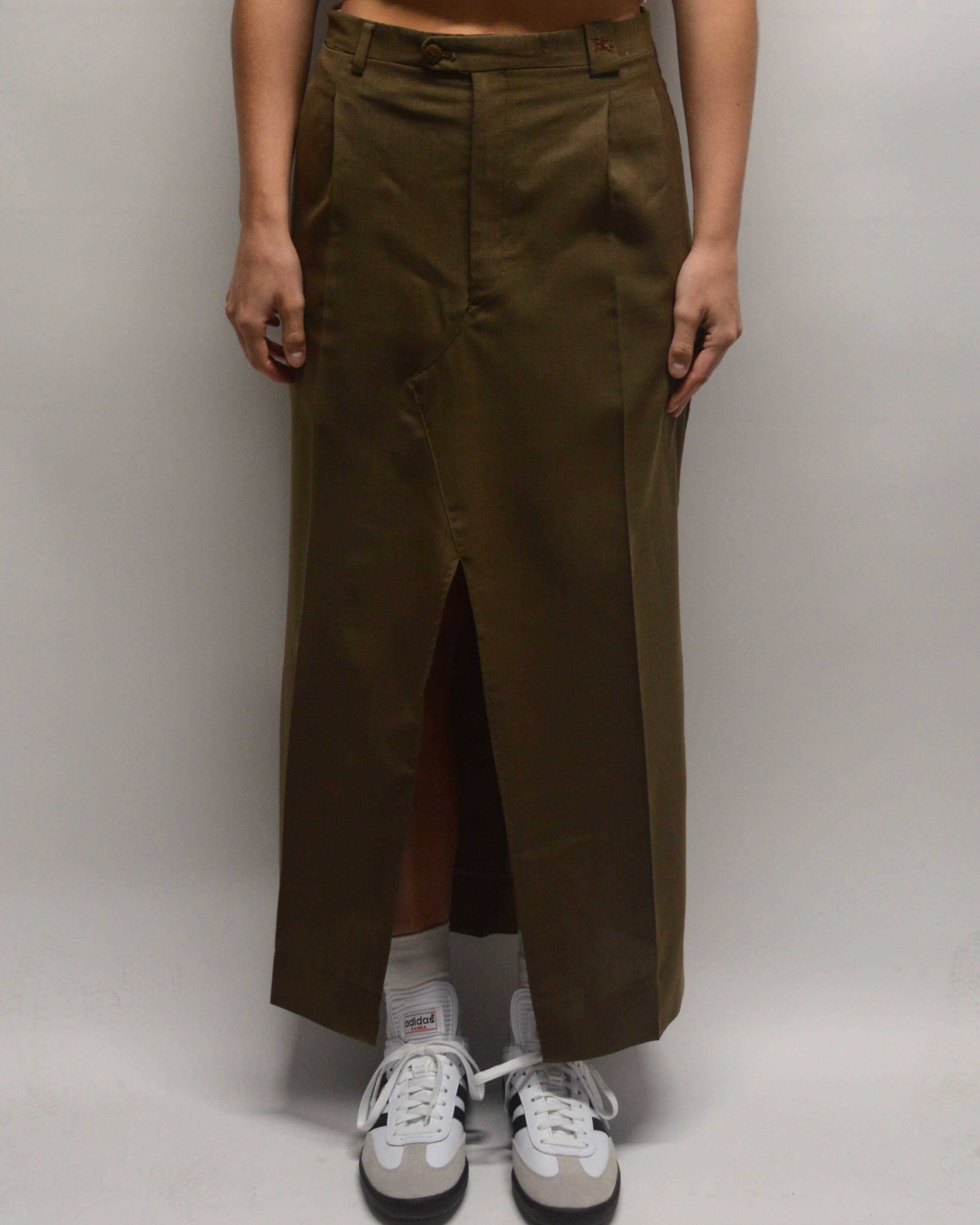 Jupe longue - Burberry marron foncé (XS/M)