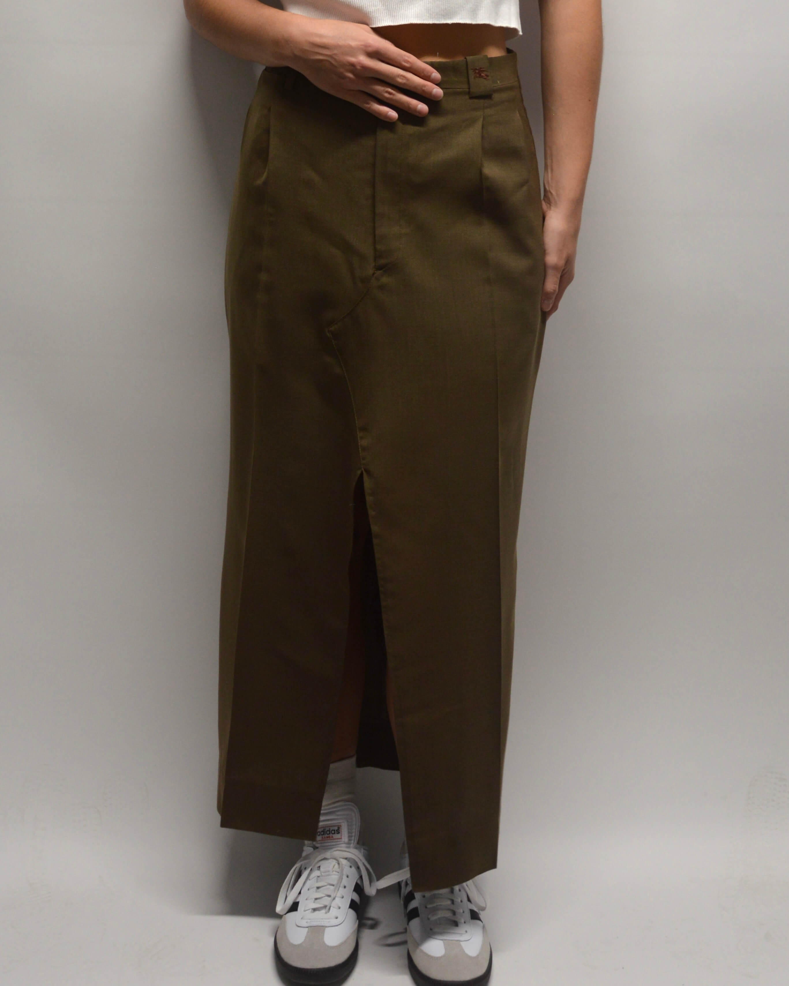 Jupe longue - Burberry marron foncé (XS/M)