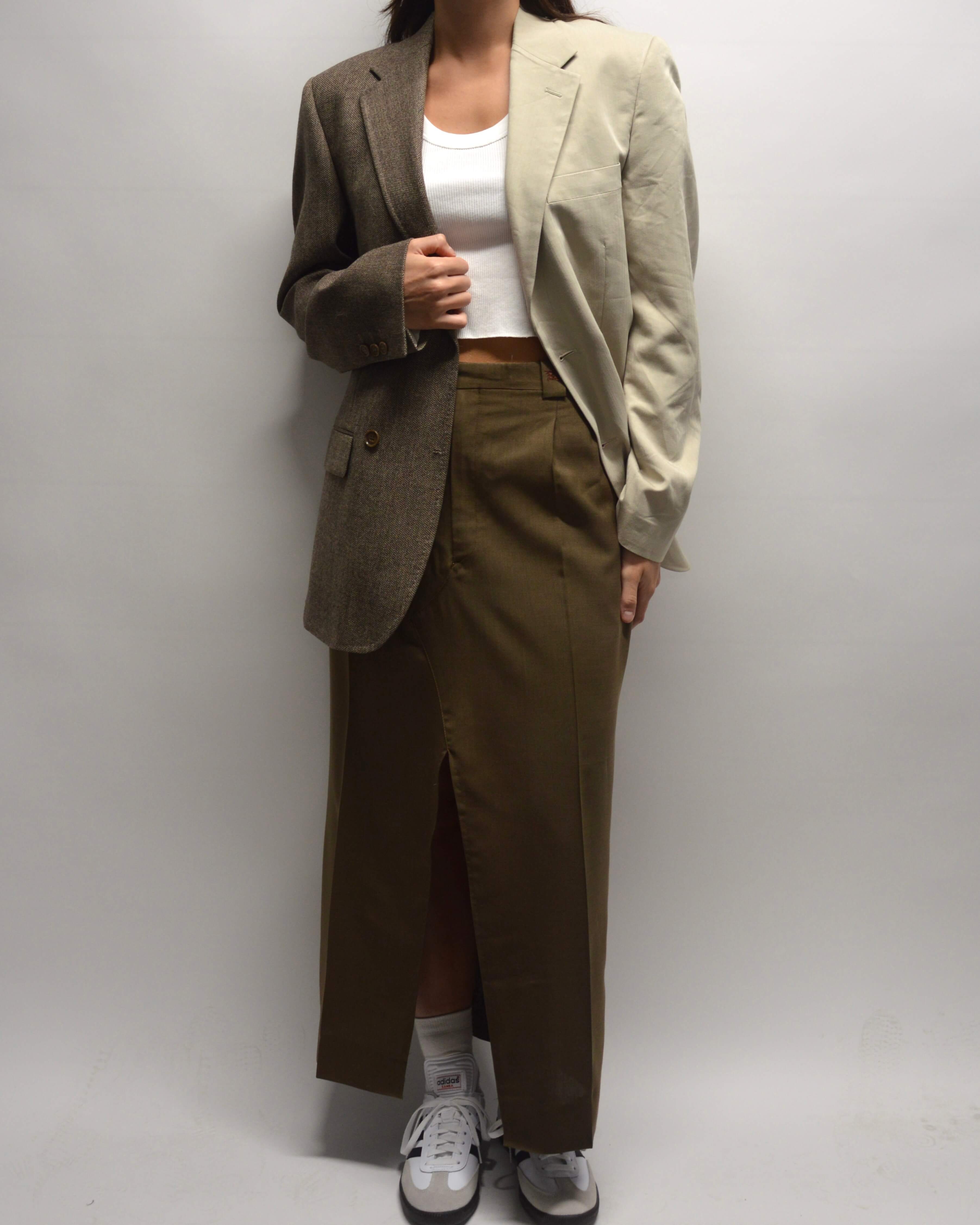 Jupe longue - Burberry marron foncé (XS/M)