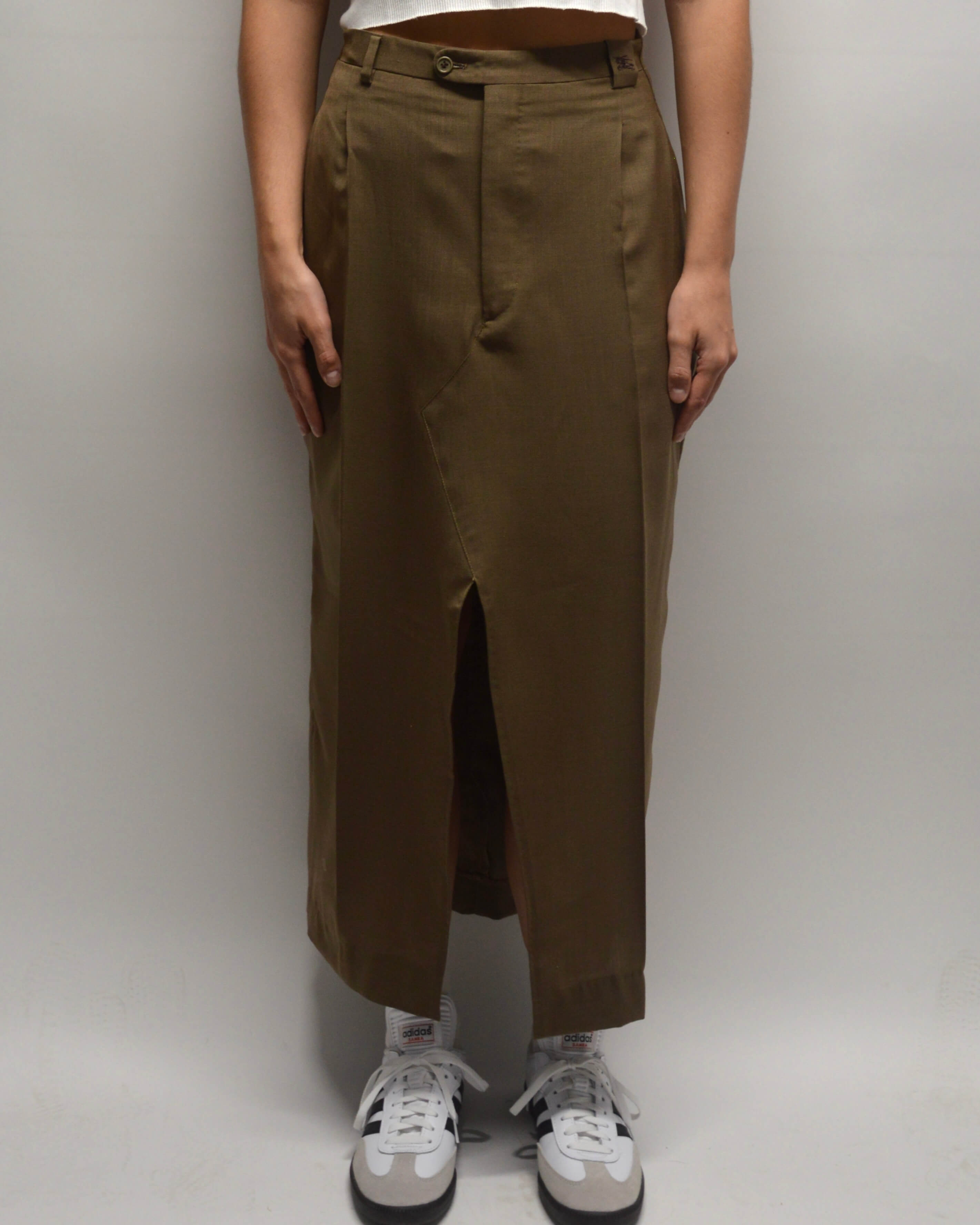 Falda larga Burberry marrón claro (XS/S)