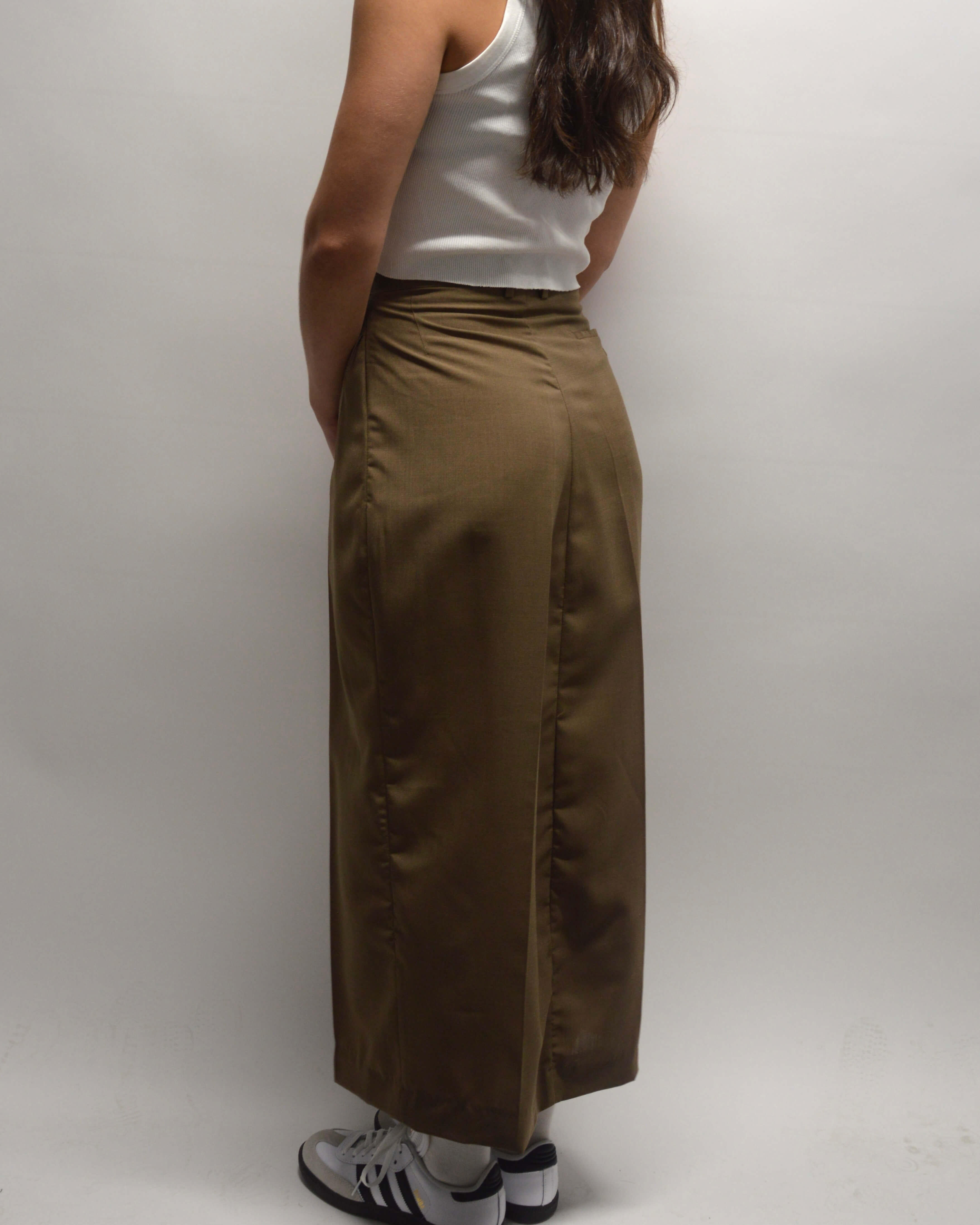 Falda larga Burberry marrón claro (XS/S)