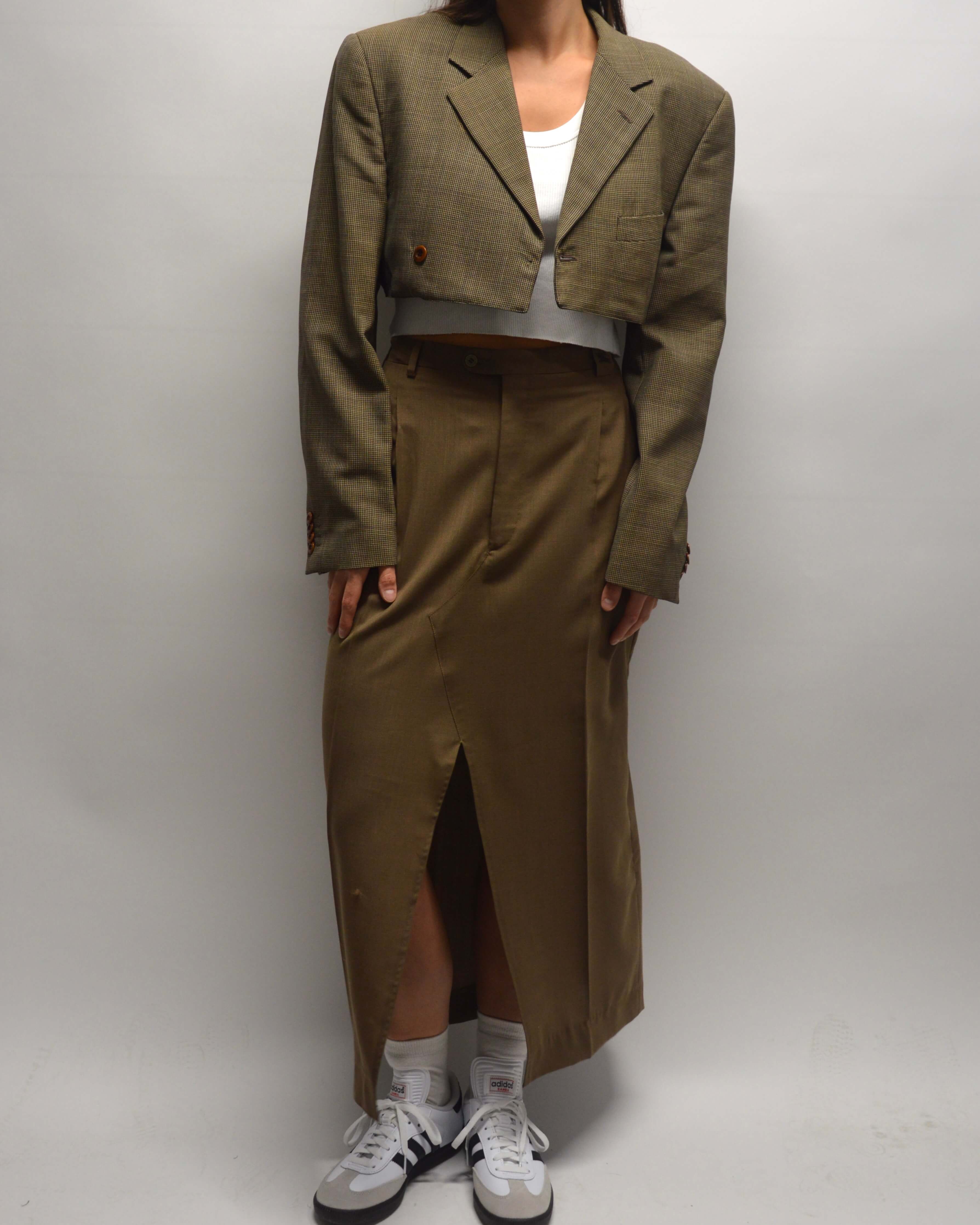 Falda larga Burberry marrón claro (XS/S)