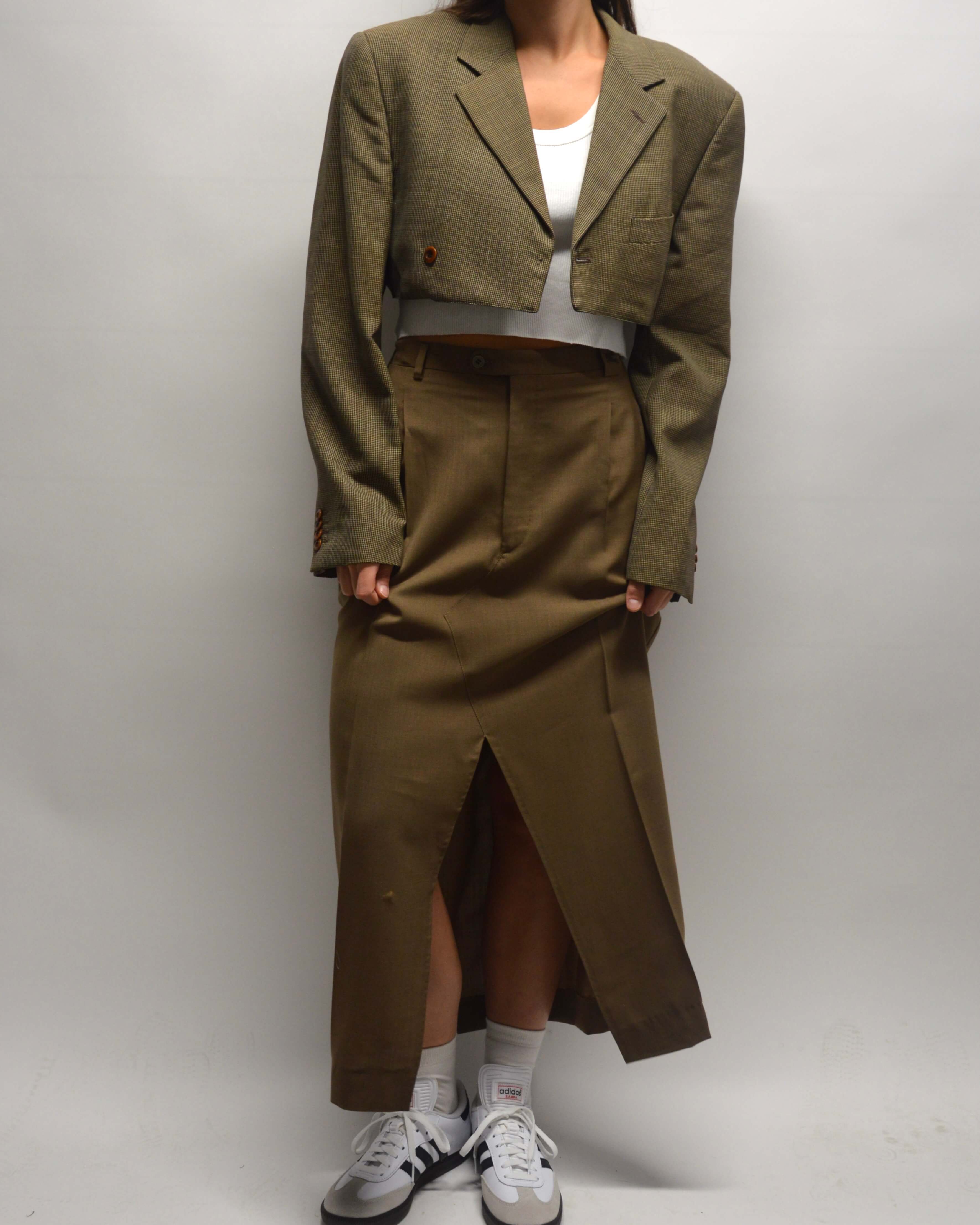 Falda larga Burberry marrón claro (XS/S)