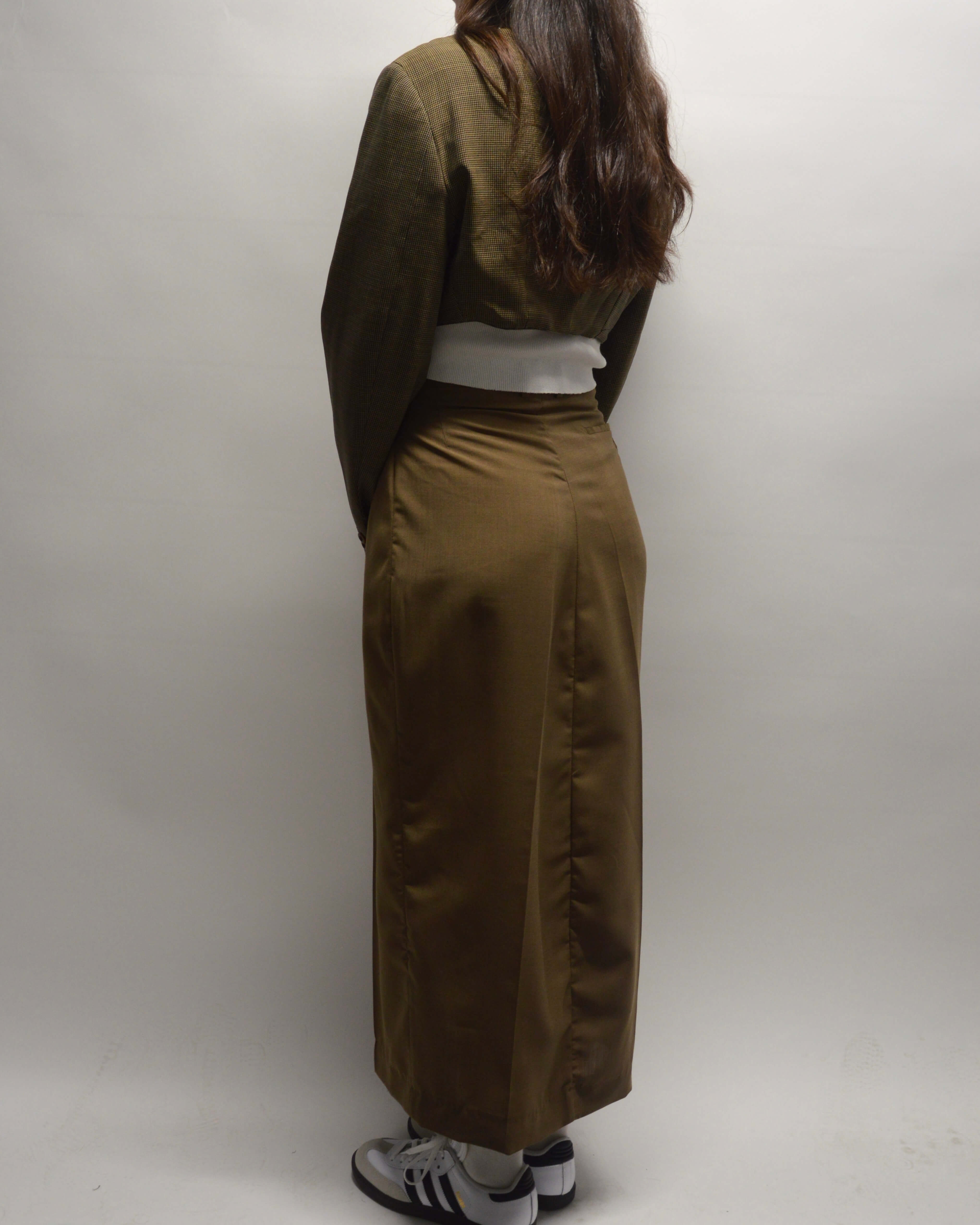 Falda larga Burberry marrón claro (XS/S)