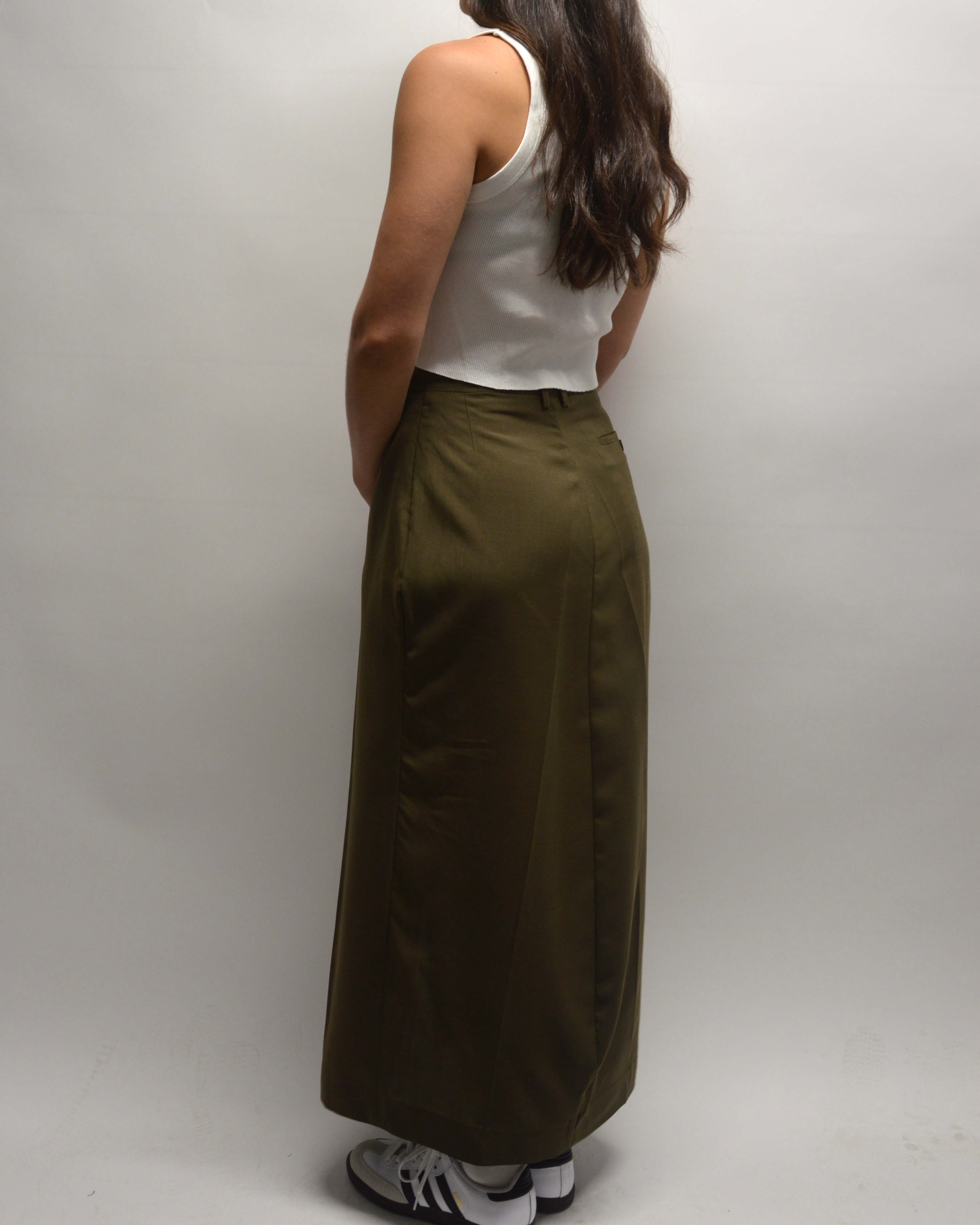 Long Skirt - Burberry Dark Green (S/M)
