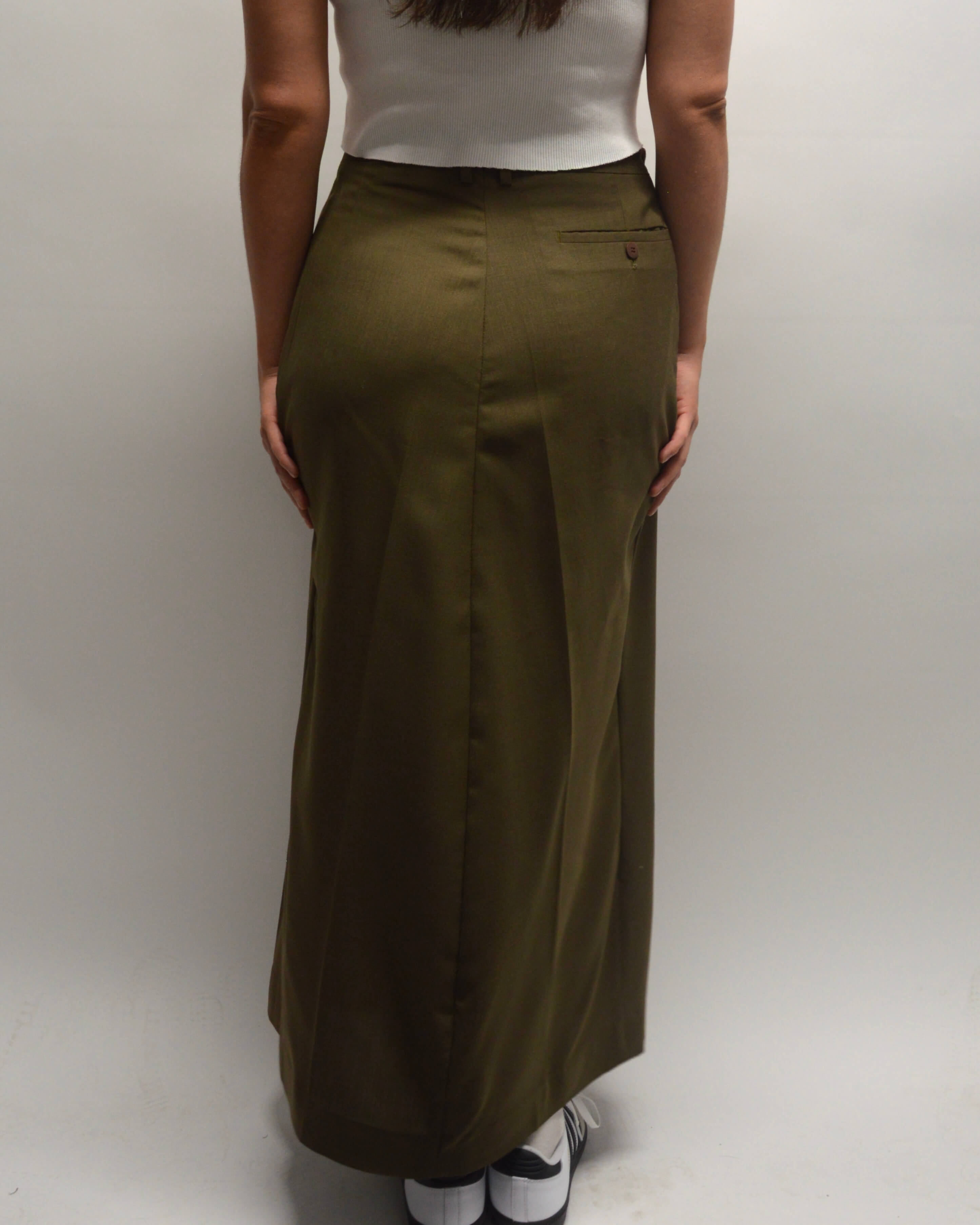 Long Skirt - Burberry Dark Green (S/M)