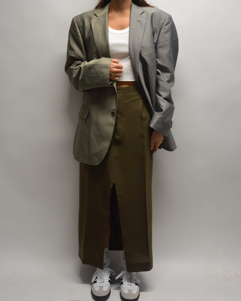 Long Skirt - Burberry Dark Green (S/M)