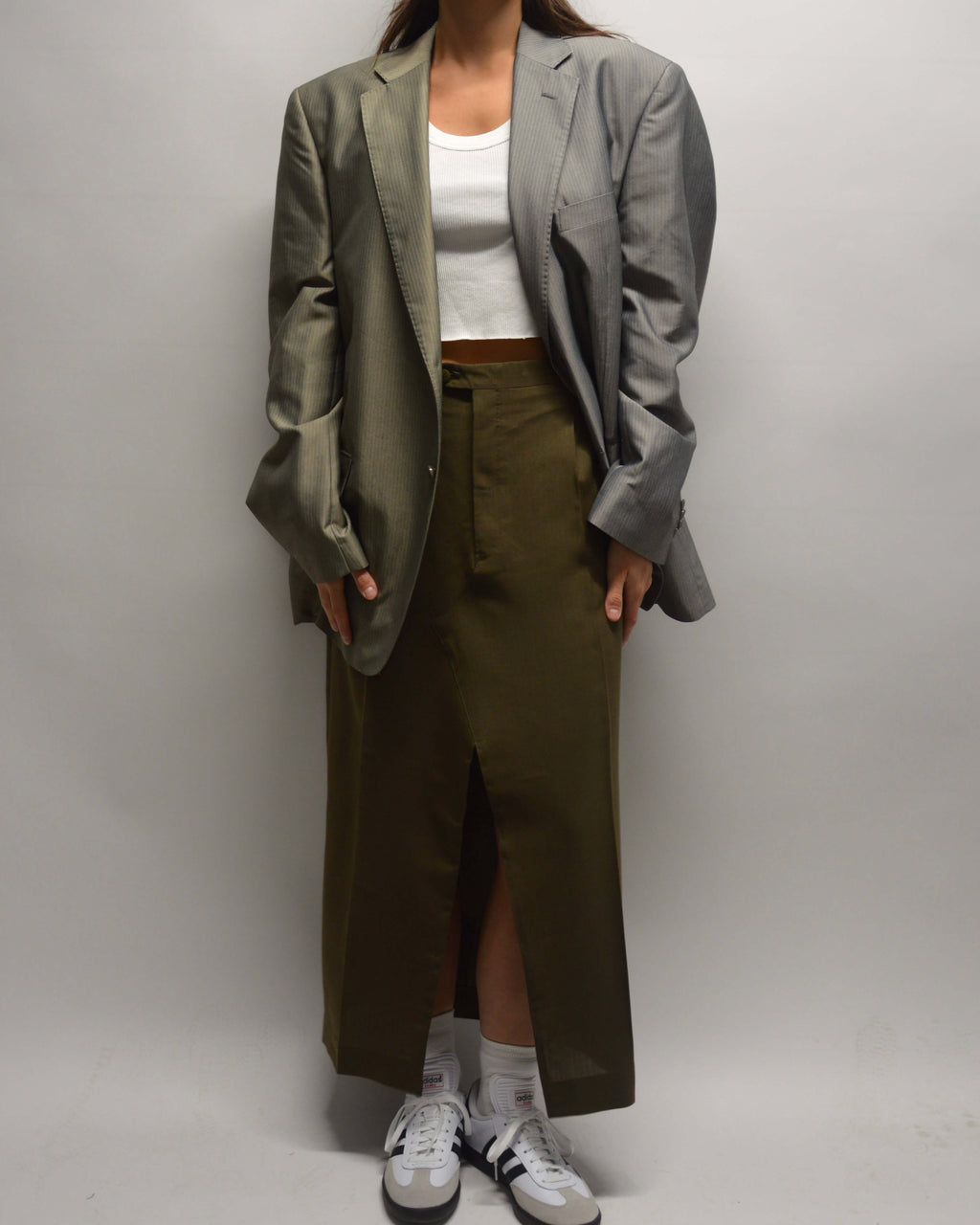 Long Skirt - Burberry Dark Green (S/M)