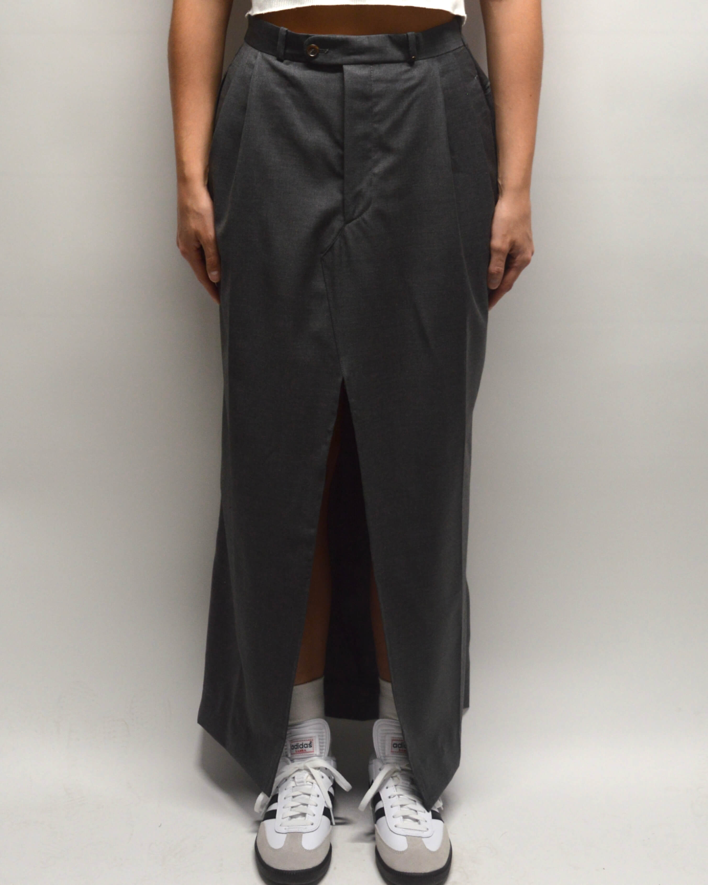 Falda larga - Gris de negocios (XS/M)