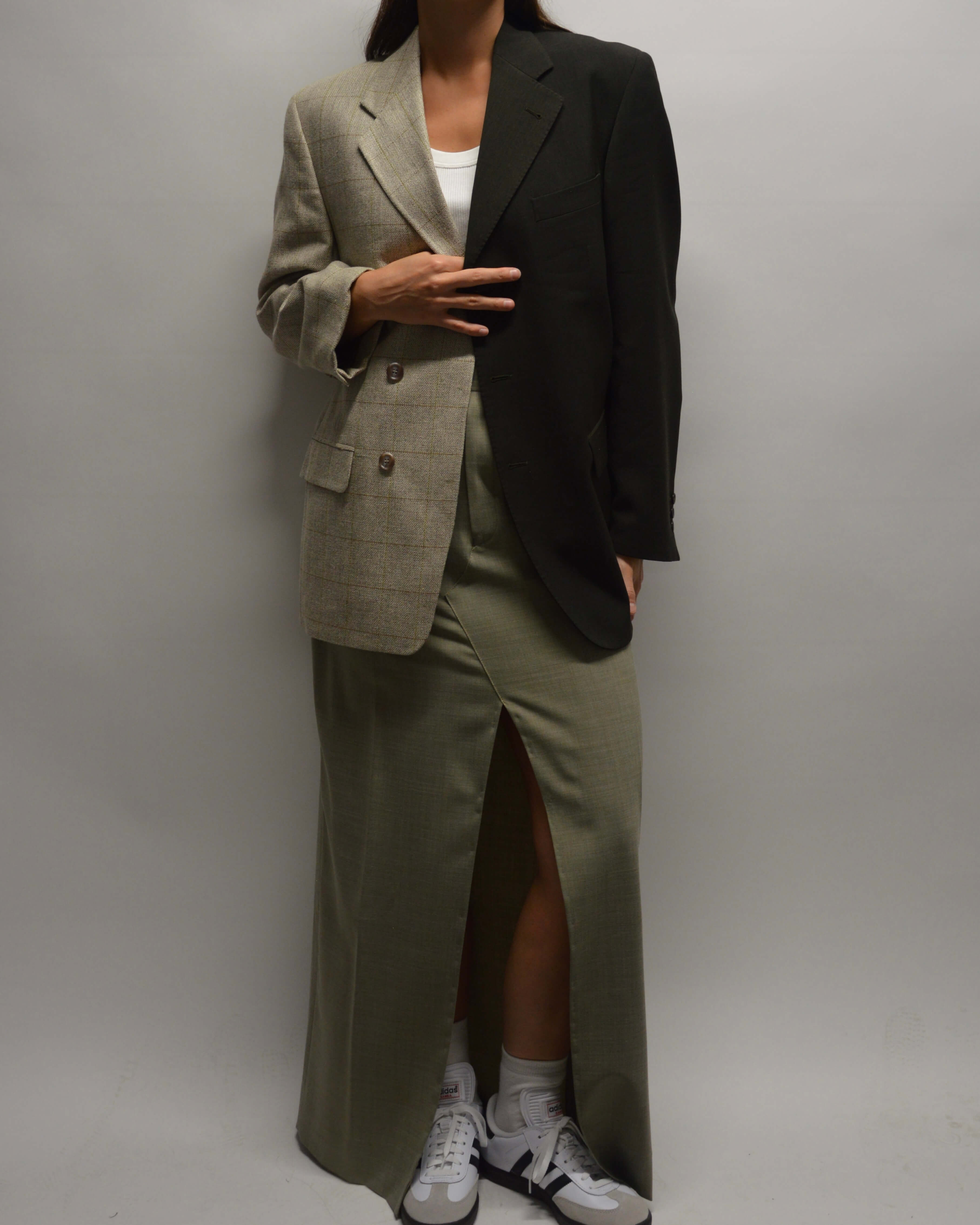 Falda larga - Verde oliva claro (XS/S)